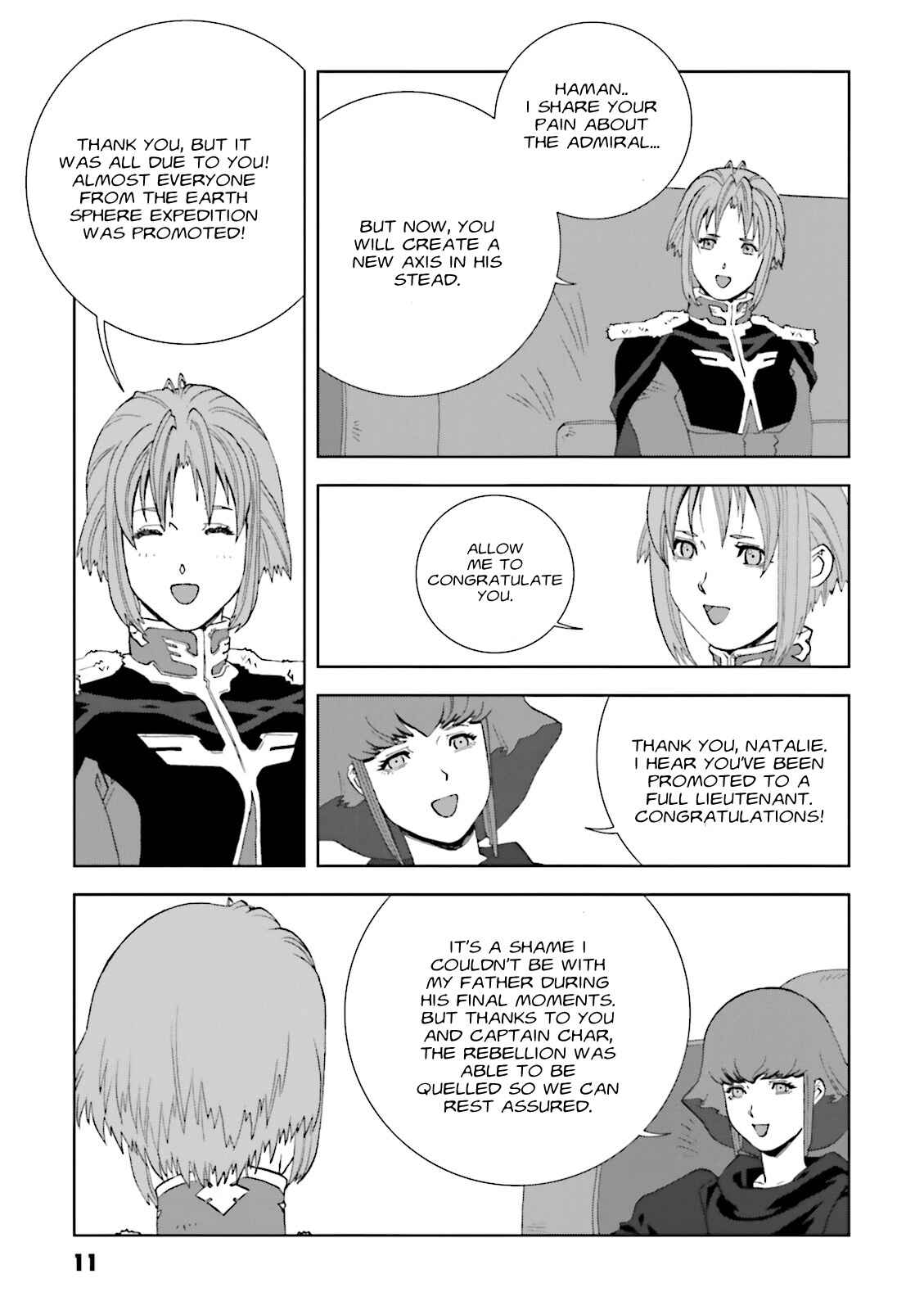 Page 12 Chapter 65 Mobile Suit Gundam C.D.A. - Portrait of the Young Comet