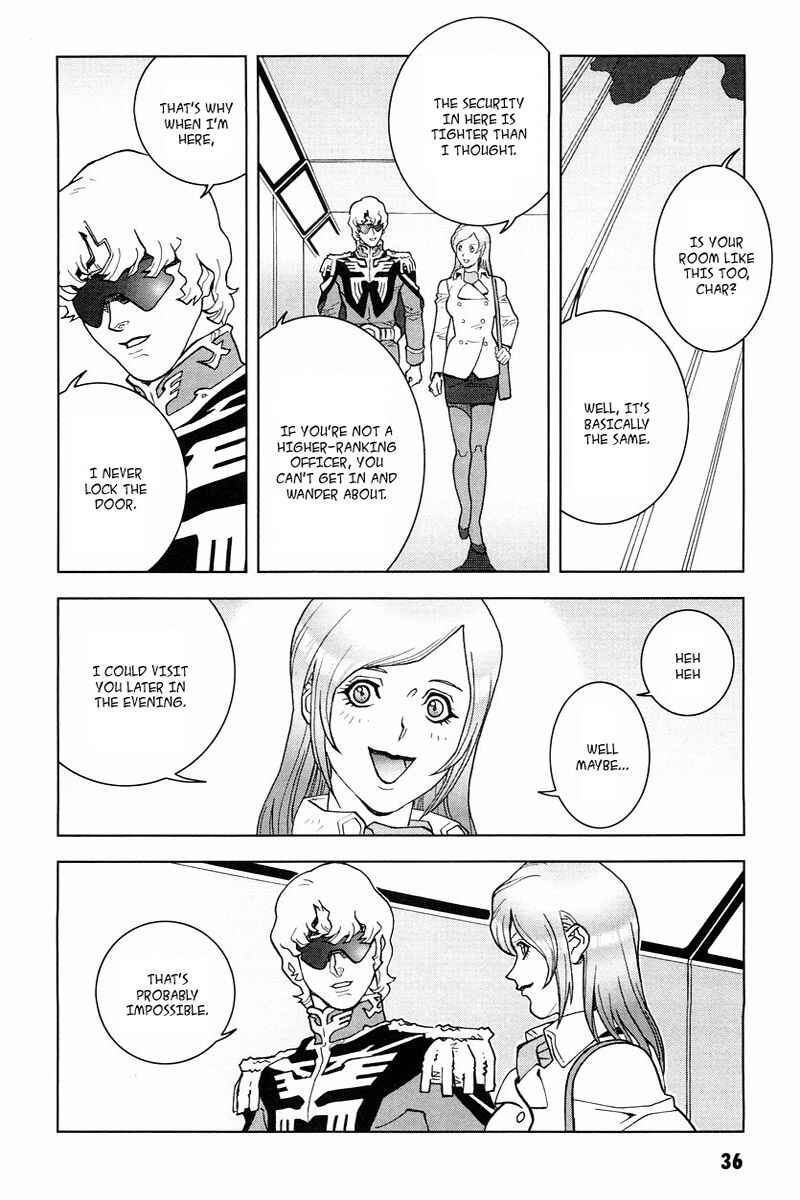 Page 36 Chapter 15 Mobile Suit Gundam C.D.A. - Portrait of the Young Comet