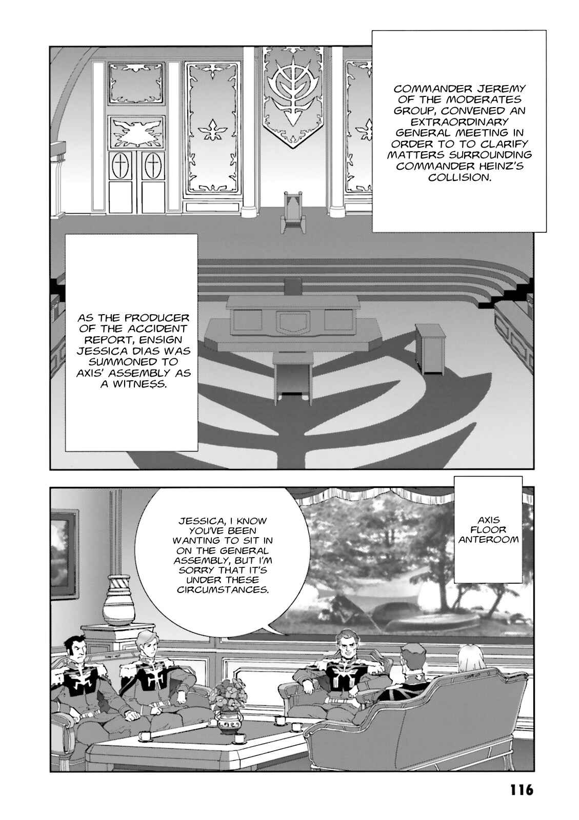 Page 14 Chapter 58 Mobile Suit Gundam C.D.A. - Portrait of the Young Comet