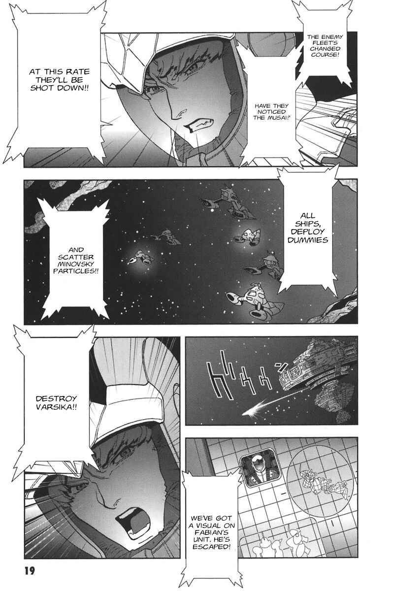 Page 21 Chapter 38 Mobile Suit Gundam C.D.A. - Portrait of the Young Comet