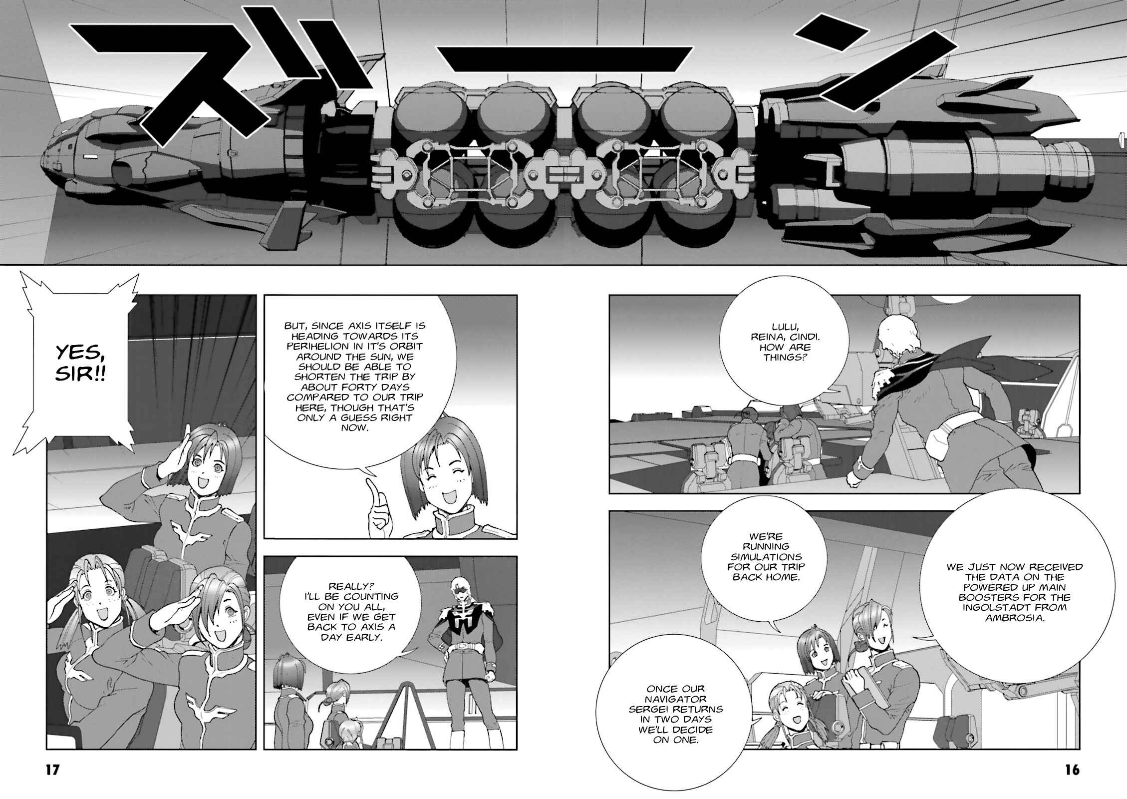Page 18 Chapter 55 Mobile Suit Gundam C.D.A. - Portrait of the Young Comet