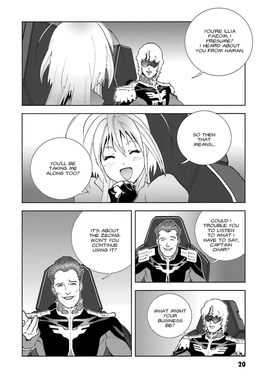 Page 21 Chapter 55 Mobile Suit Gundam C.D.A. - Portrait of the Young Comet