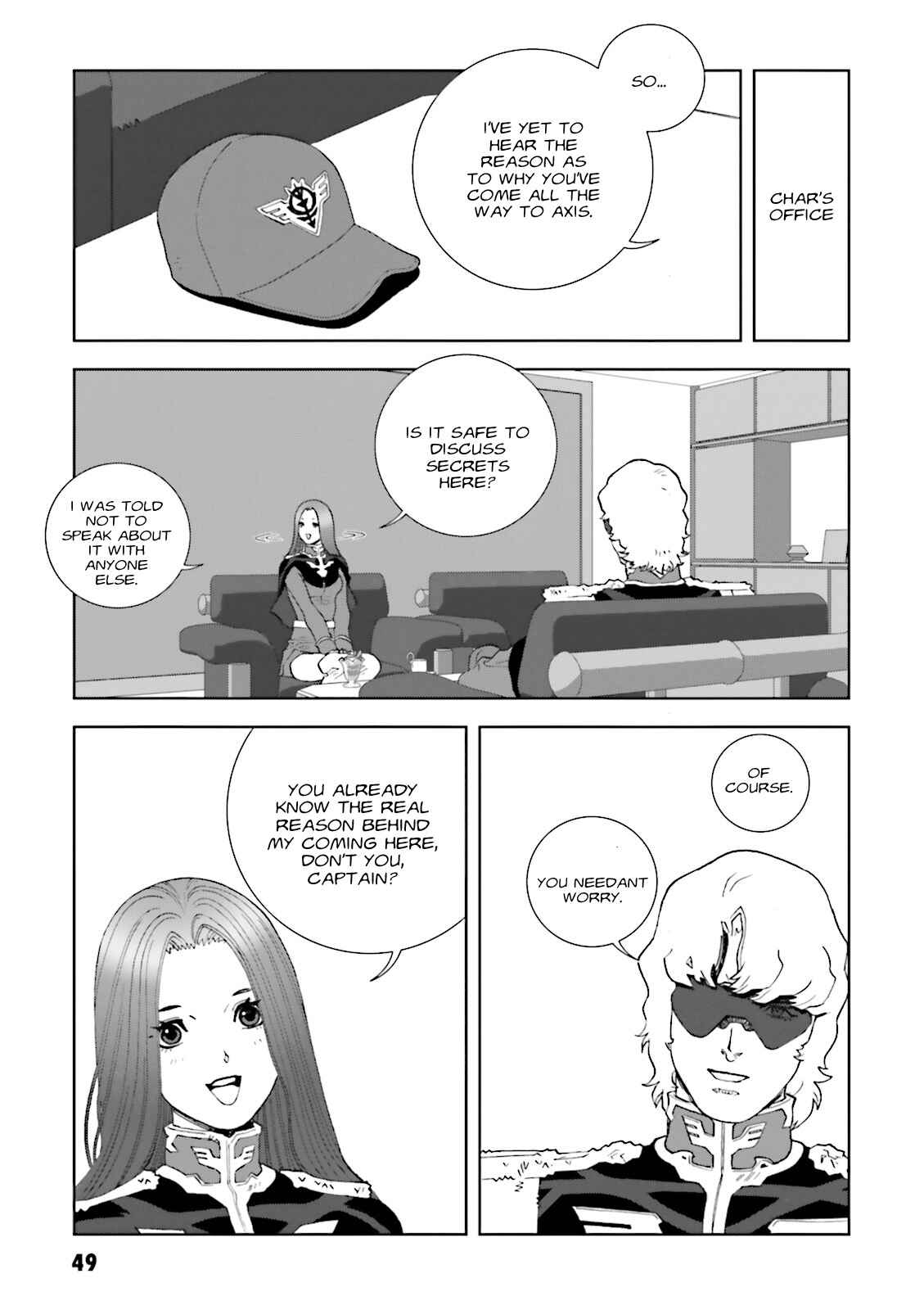 Page 13 Chapter 66 Mobile Suit Gundam C.D.A. - Portrait of the Young Comet