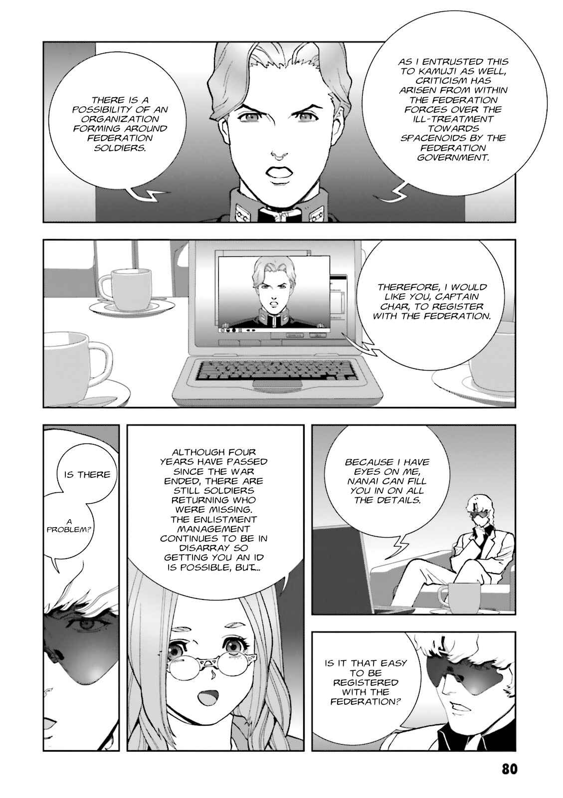 Page 14 Chapter 67 Mobile Suit Gundam C.D.A. - Portrait of the Young Comet