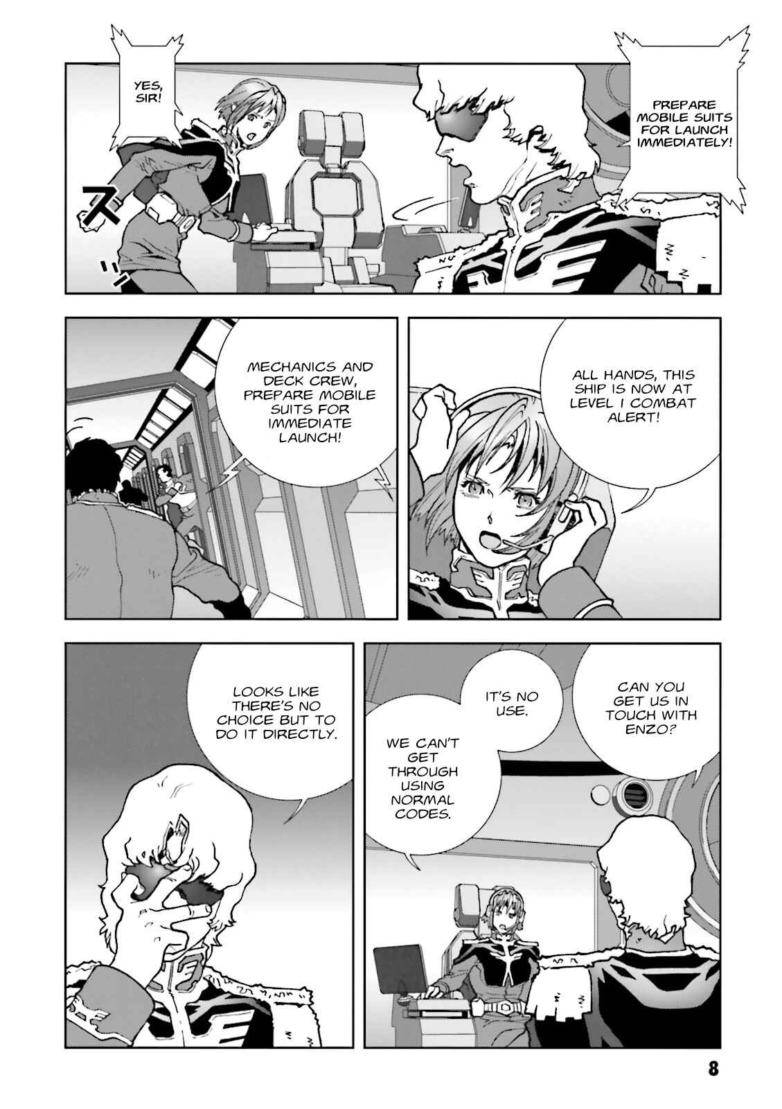 Page 10 Chapter 60 Mobile Suit Gundam C.D.A. - Portrait of the Young Comet