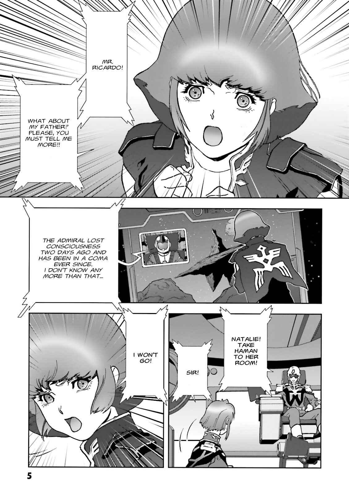 Page 7 Chapter 60 Mobile Suit Gundam C.D.A. - Portrait of the Young Comet