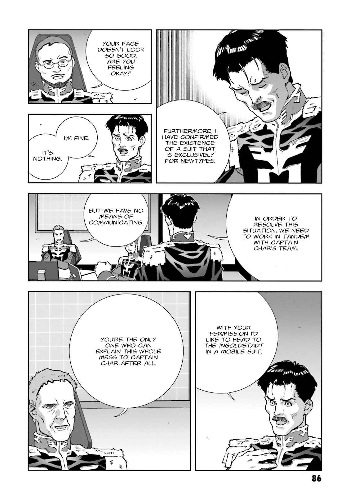 Page 18 Chapter 62 Mobile Suit Gundam C.D.A. - Portrait of the Young Comet