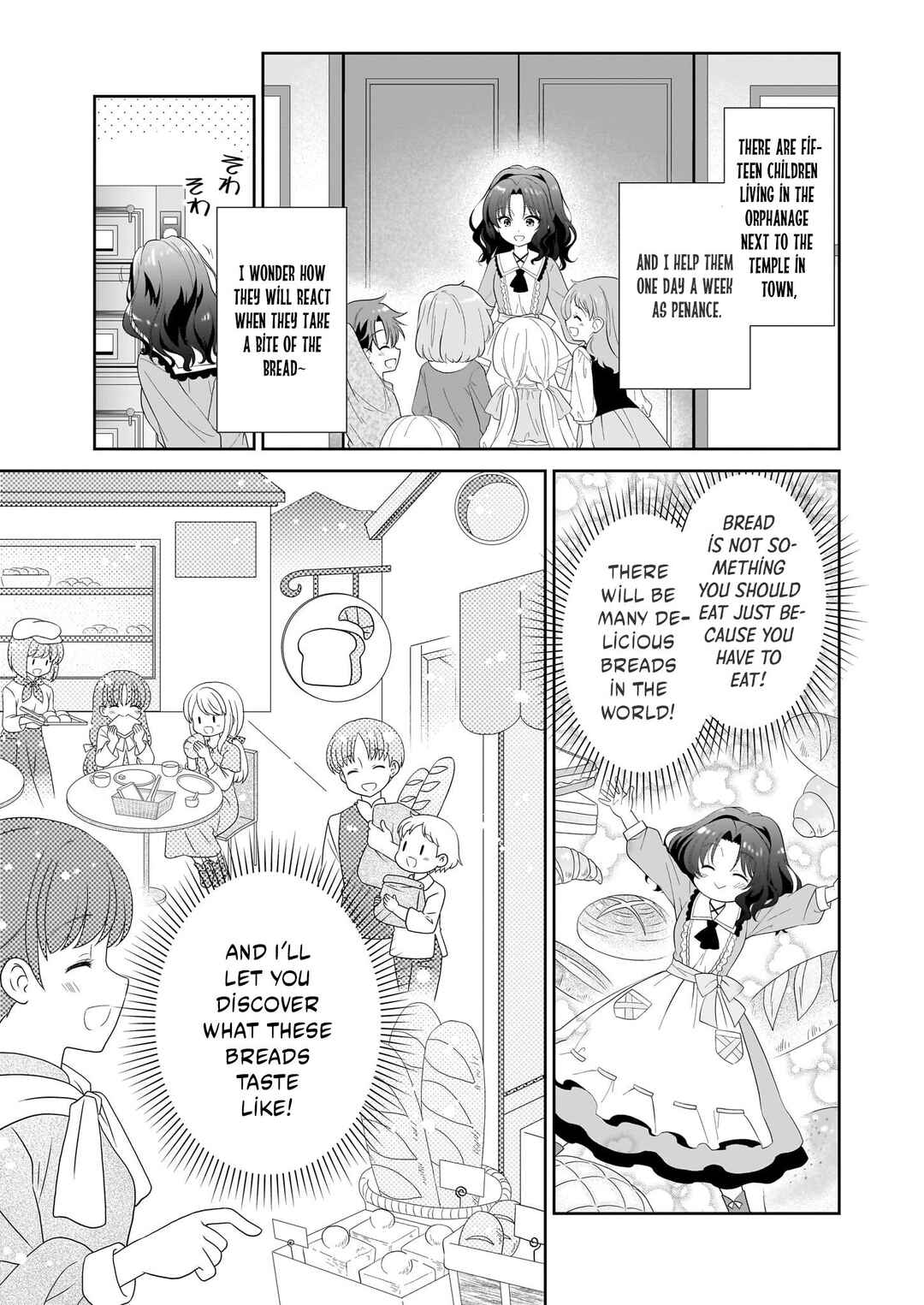 Page 13 Chapter 1.2 Danzaisareta Akuyaku Reijou desu ga, Pan wo Yaitara Seijo ni Job Change Shimashita!?