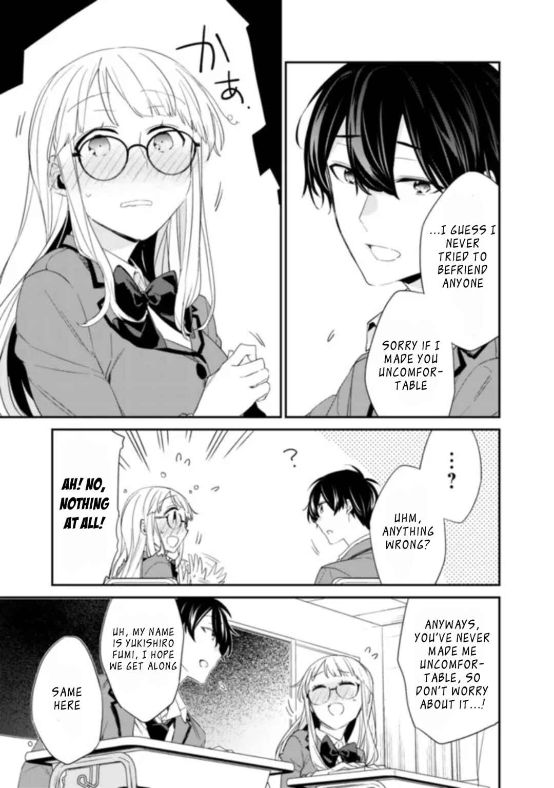 Page 12 Chapter 2.1 Osananajimi Kanojo no Morahara ga Hidoin de Zetsuen Sengen shite Yatta ~Jibun Rashiku Ikiru Koto ni Shitara, Naze ka Tonari no Seki no Kakure Bishoujo kara Kokuhaku Sareta~