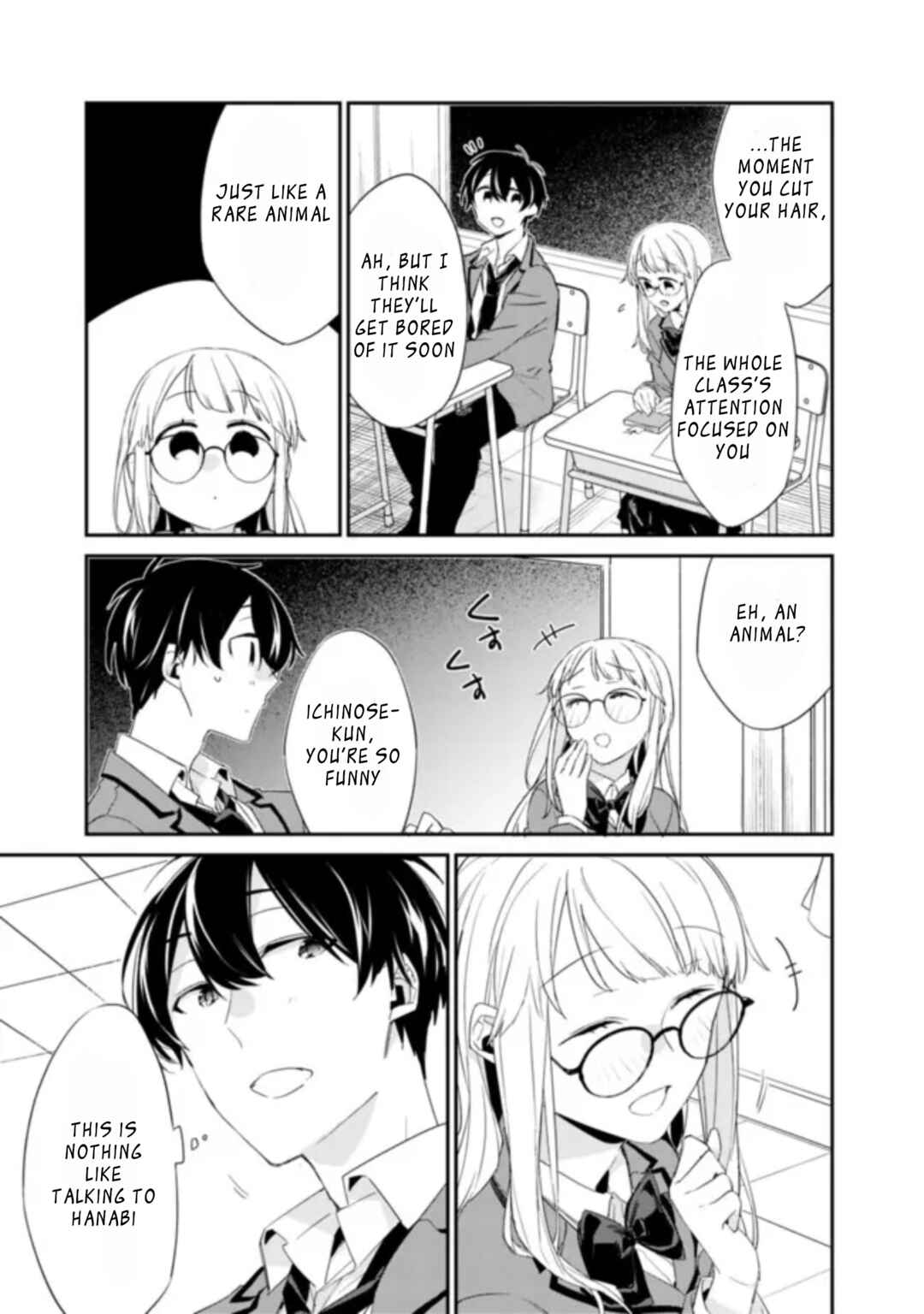 Page 14 Chapter 2.1 Osananajimi Kanojo no Morahara ga Hidoin de Zetsuen Sengen shite Yatta ~Jibun Rashiku Ikiru Koto ni Shitara, Naze ka Tonari no Seki no Kakure Bishoujo kara Kokuhaku Sareta~