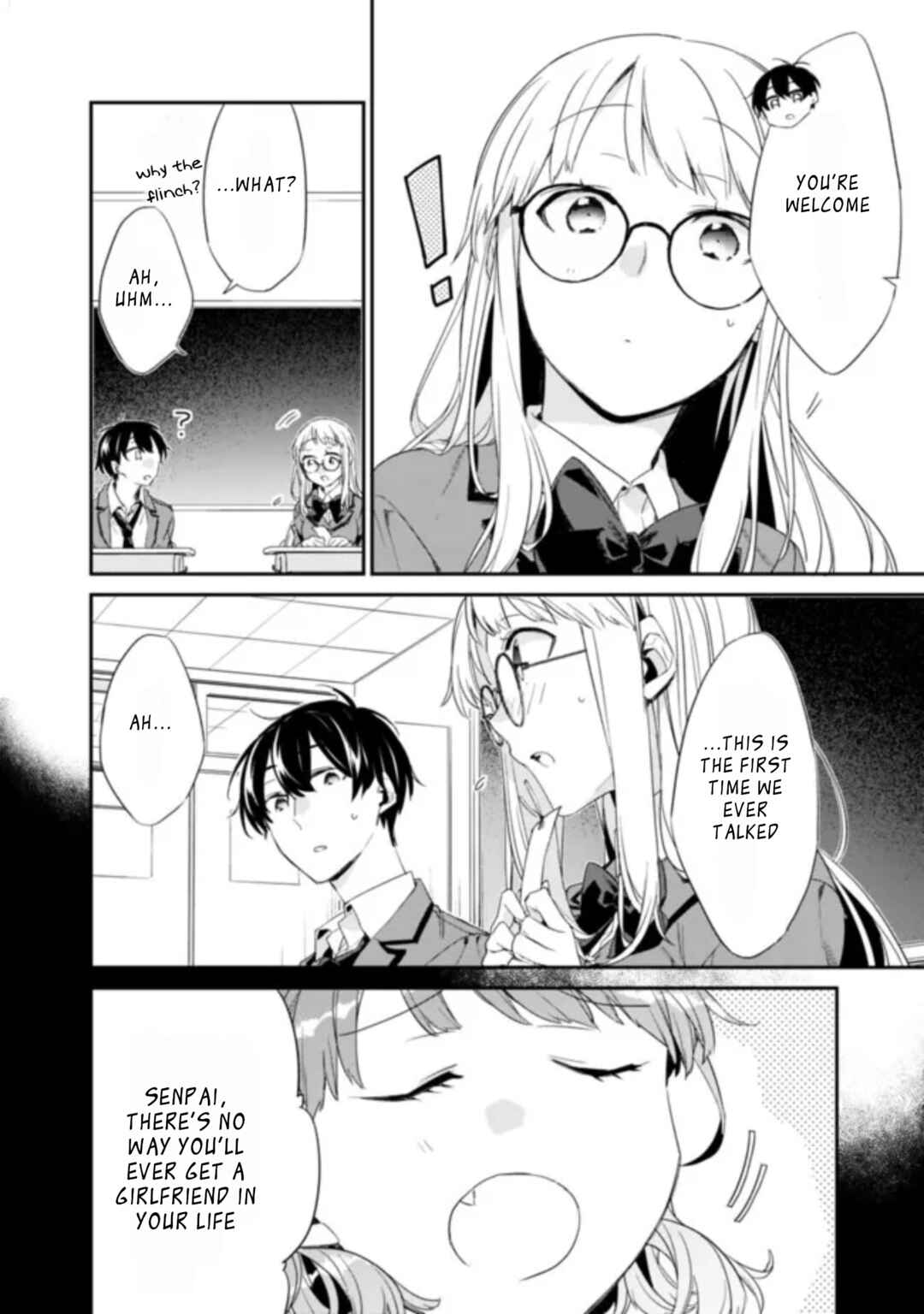 Page 9 Chapter 2.1 Osananajimi Kanojo no Morahara ga Hidoin de Zetsuen Sengen shite Yatta ~Jibun Rashiku Ikiru Koto ni Shitara, Naze ka Tonari no Seki no Kakure Bishoujo kara Kokuhaku Sareta~
