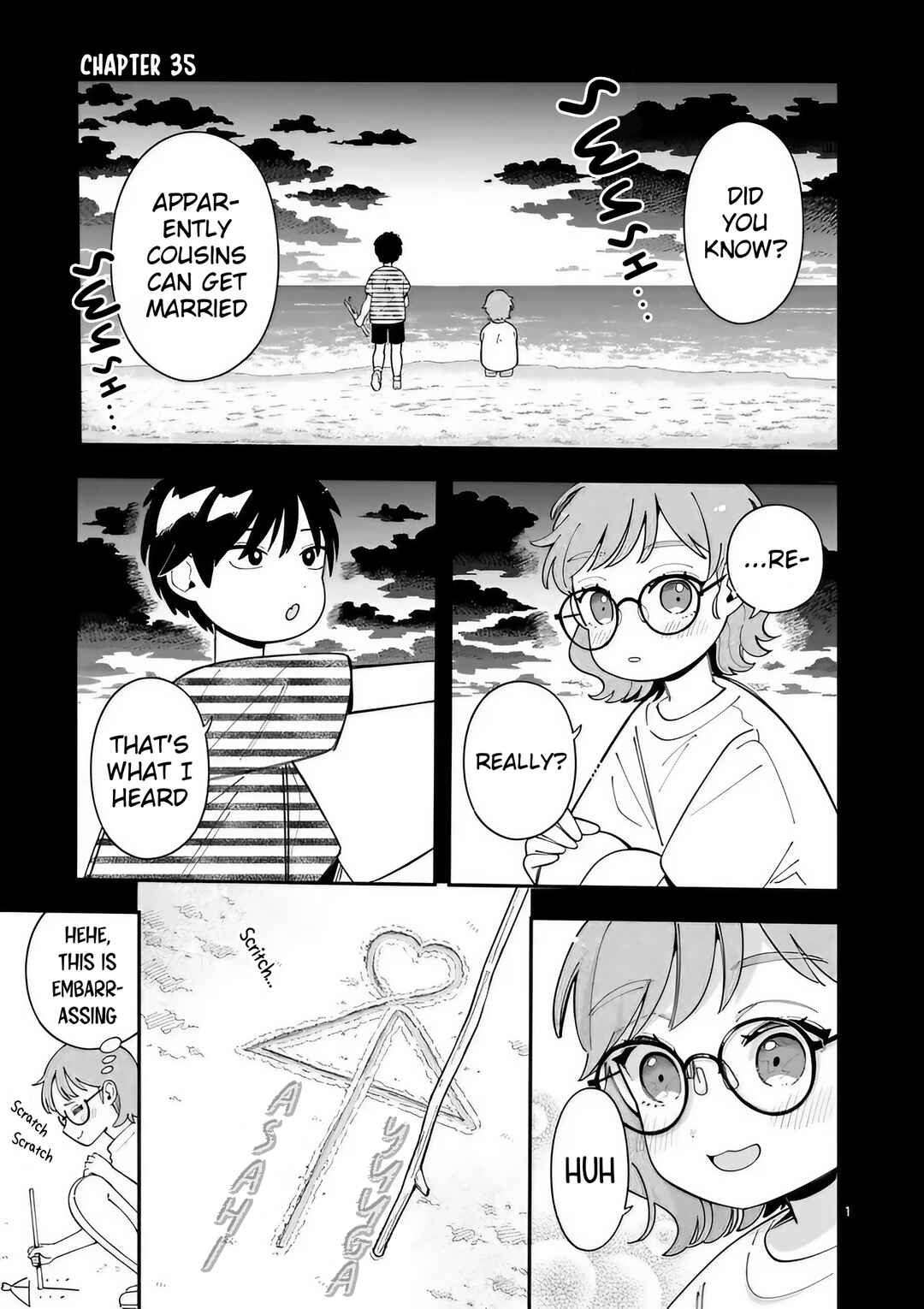 Page 1 Chapter 35 Ookami wa Tsuki ni Koi wo Suru
