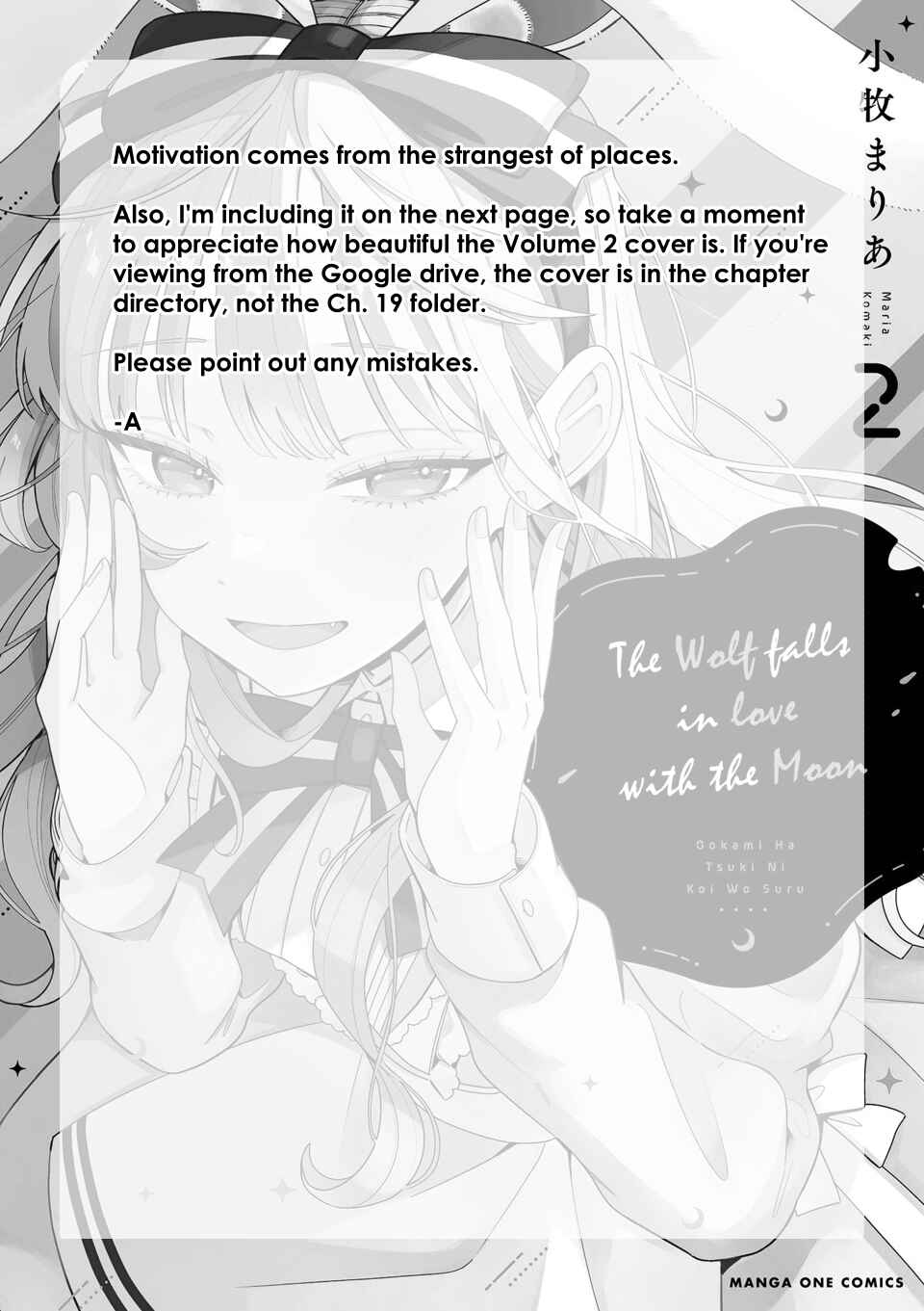 Page 20 Chapter 19 Ookami wa Tsuki ni Koi wo Suru