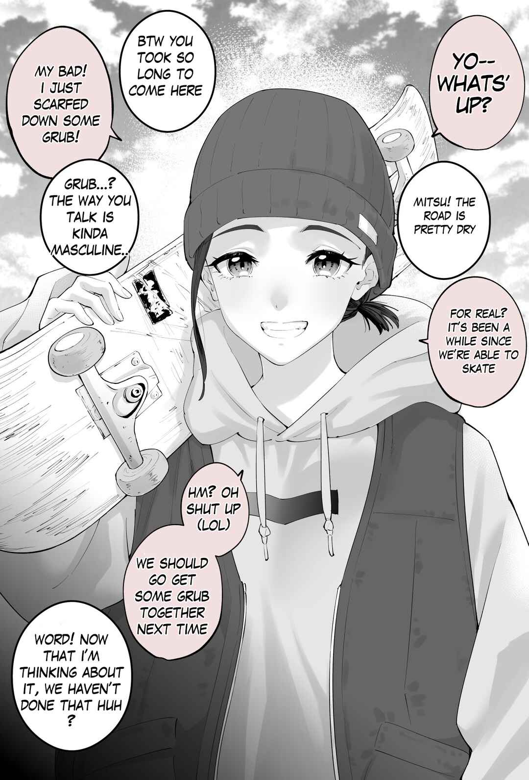 Page 1 Chapter 1 The Day I Stopped Being Best Buddies with a Female Skater