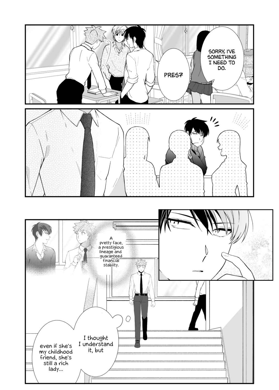Page 8 Chapter 3 Marumaru na Kanojo ni Dekiaisarete Imasu. (Pre-Serialization)