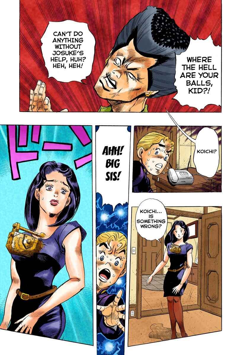Page 15 Chapter 21 JoJos Bizarre Adventure, Part 4: Diamond Is Unbreakable (Official Colored)