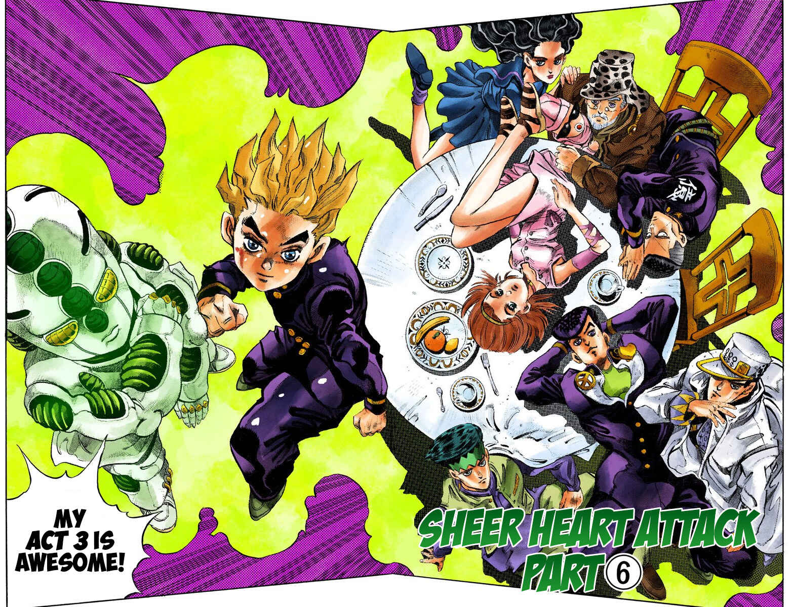 Page 1 Chapter 94 JoJos Bizarre Adventure, Part 4: Diamond Is Unbreakable (Official Colored)