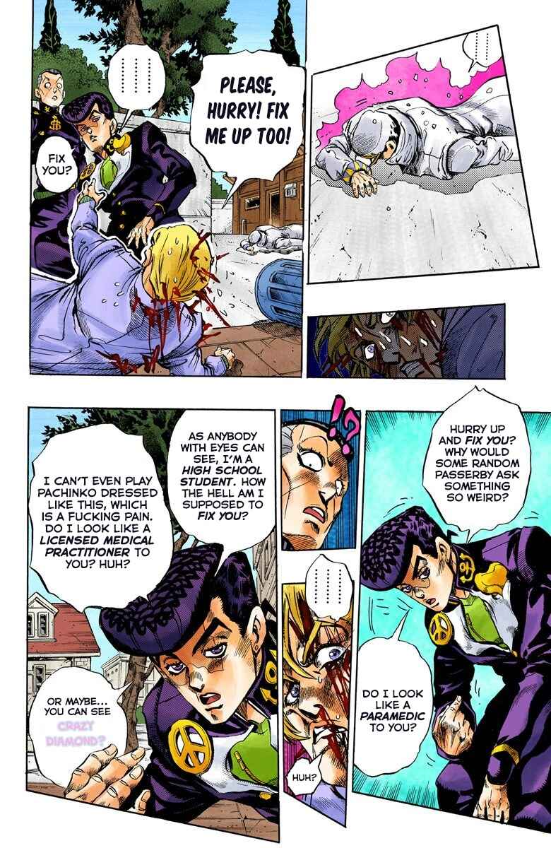 Page 9 Chapter 98 JoJos Bizarre Adventure, Part 4: Diamond Is Unbreakable (Official Colored)