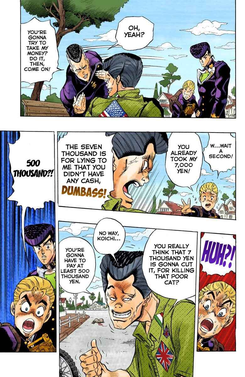 Page 10 Chapter 20 JoJos Bizarre Adventure, Part 4: Diamond Is Unbreakable (Official Colored)