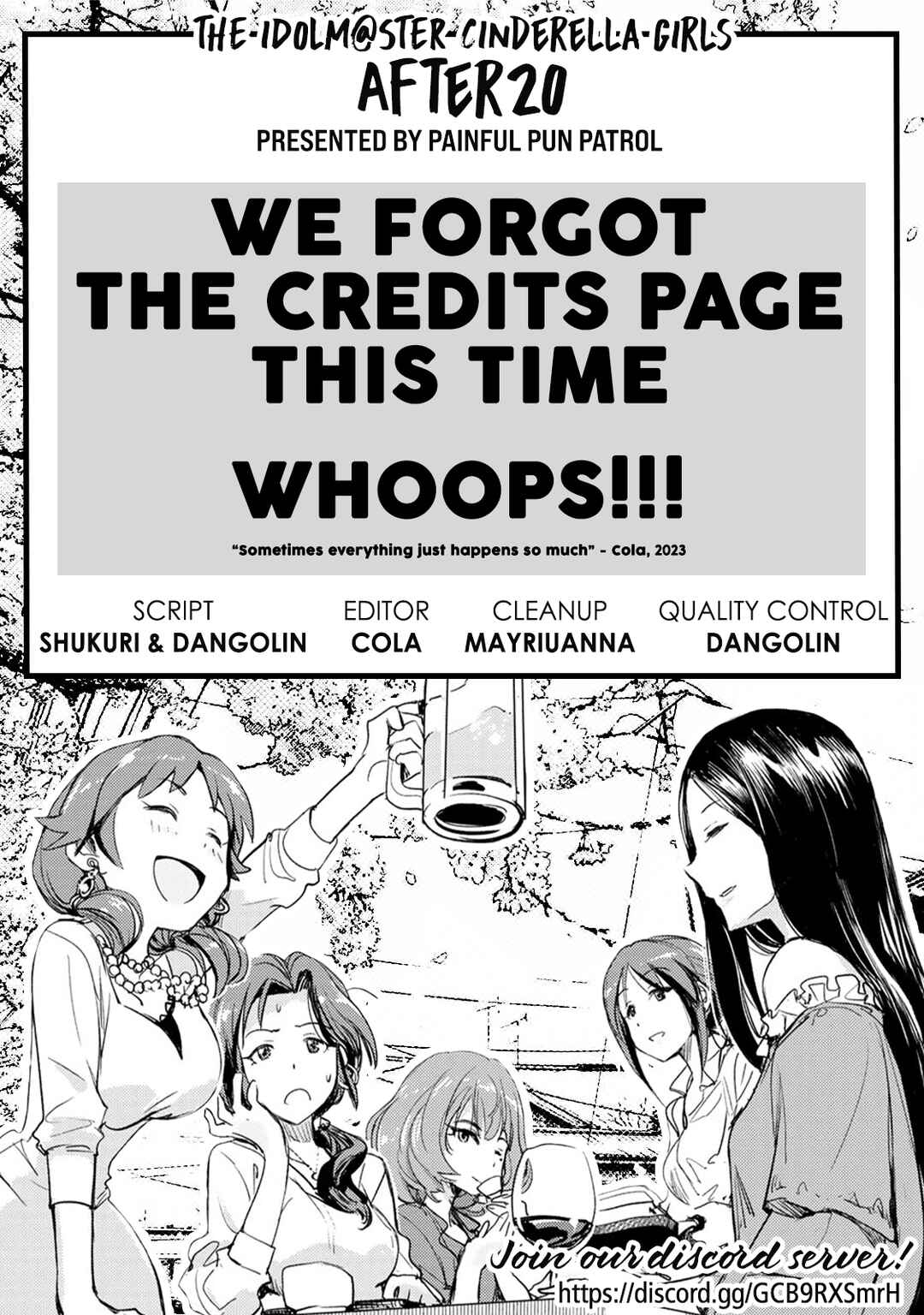 Page 21 Chapter 15 THE iDOLM@STER Cinderella Girls - After20