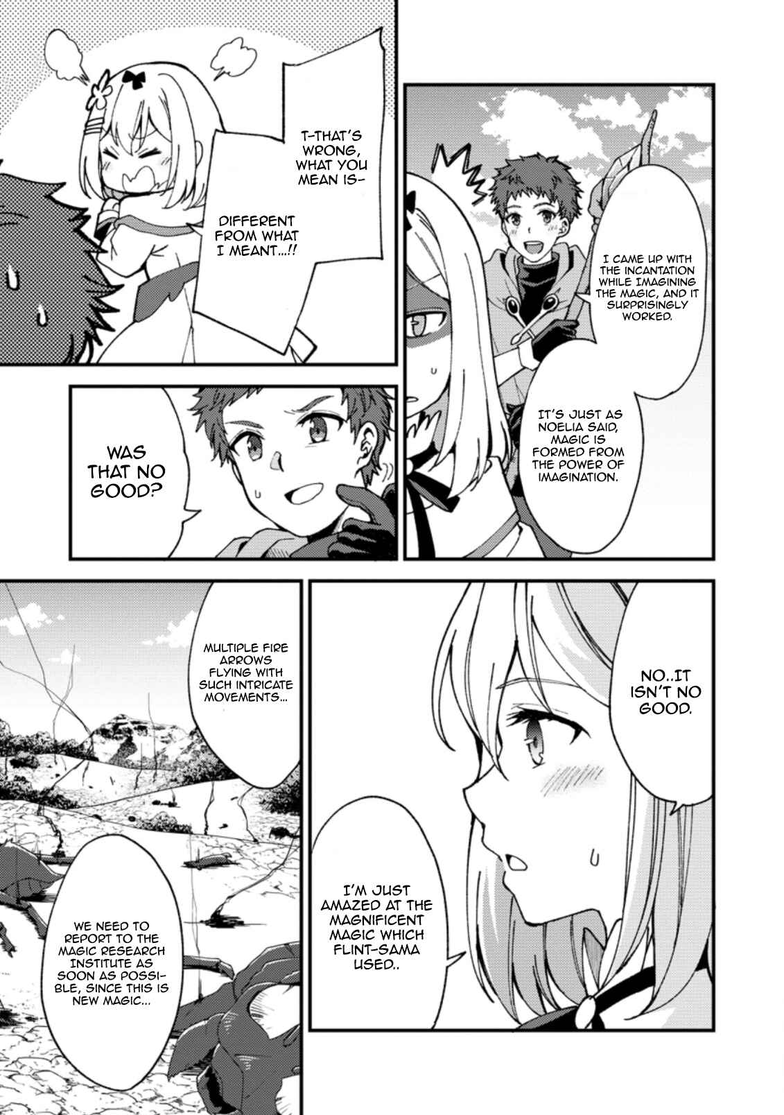 Page 28 Chapter 4 Kensei no Osananajimi ga Power Harass de Ore ni Tsuraku Ataru no de, Zetsuen Shite Henkyou de ma Kenshi to Shite Denaosu Koto ni Shita
