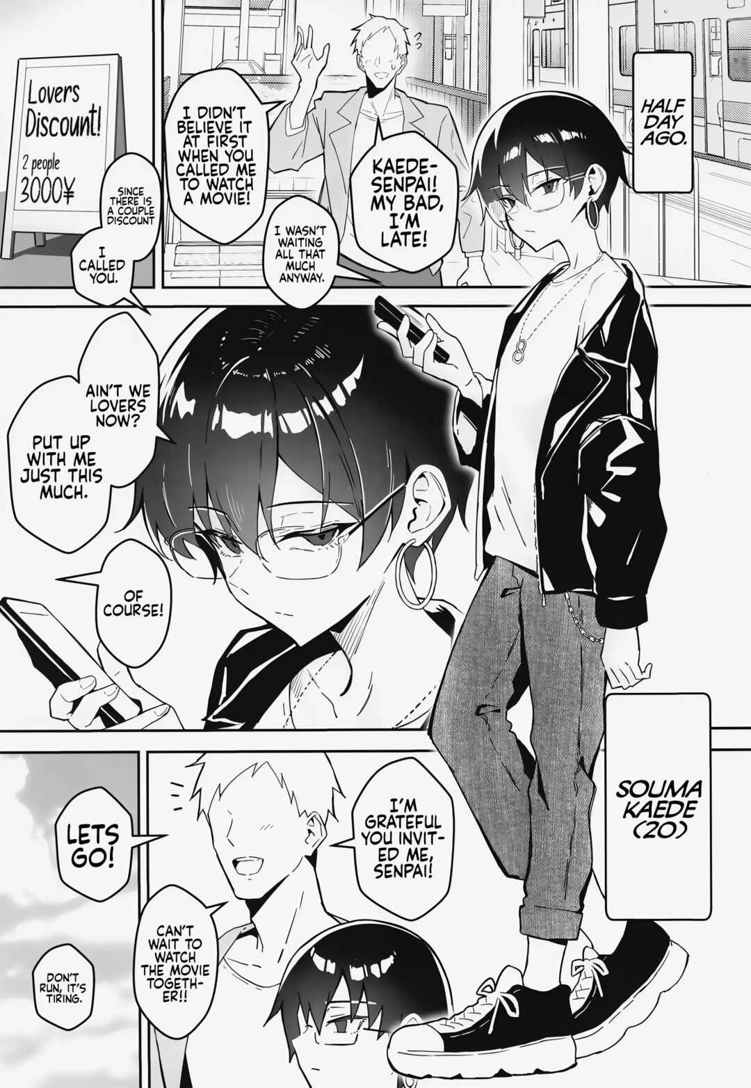 Page 4 Chapter Unknown_8d2e Buaisou na Kakure Kyonyuu Boyish Kanojo to Taikutsu na Date