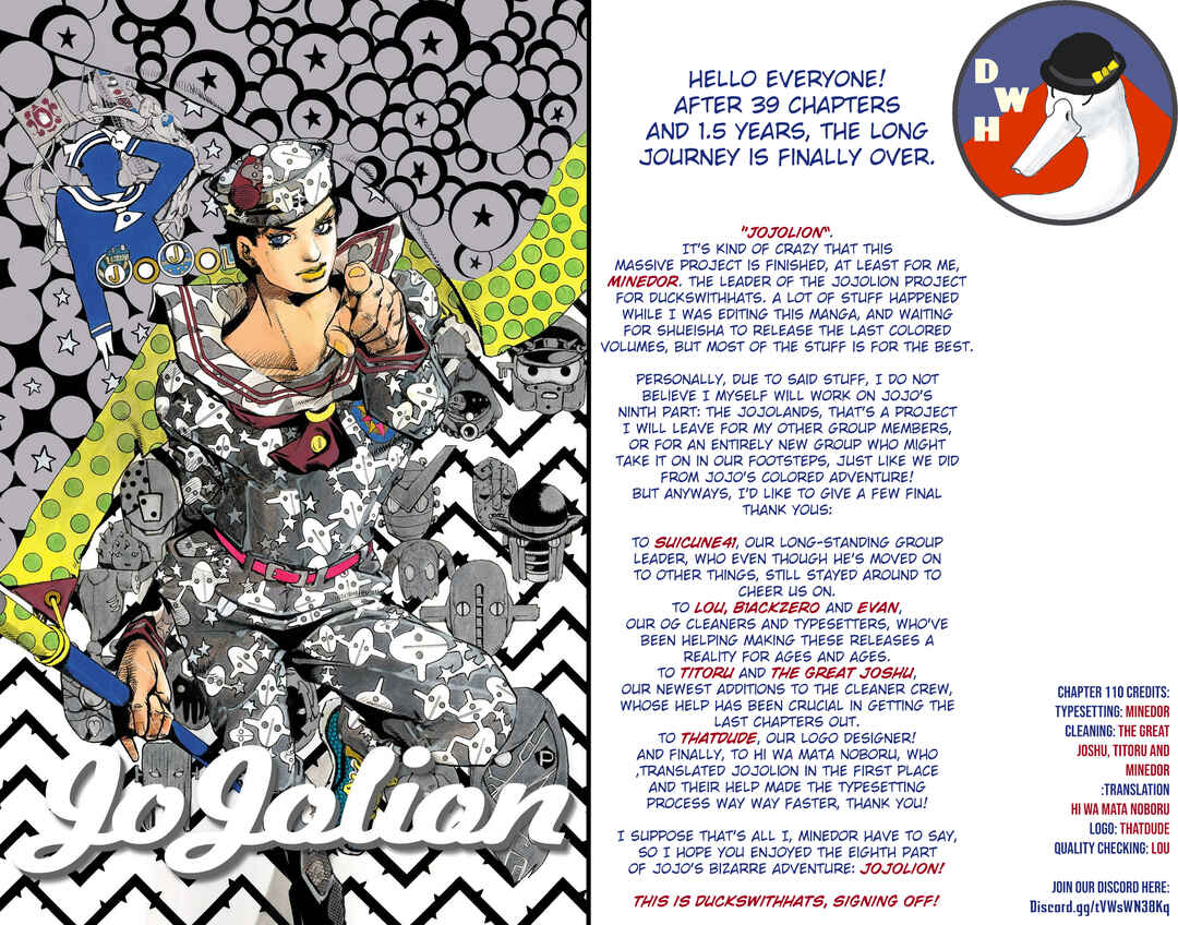 Page 48 Chapter 110 JoJos Bizarre Adventure, Part 8: JoJolion (Official Colored)