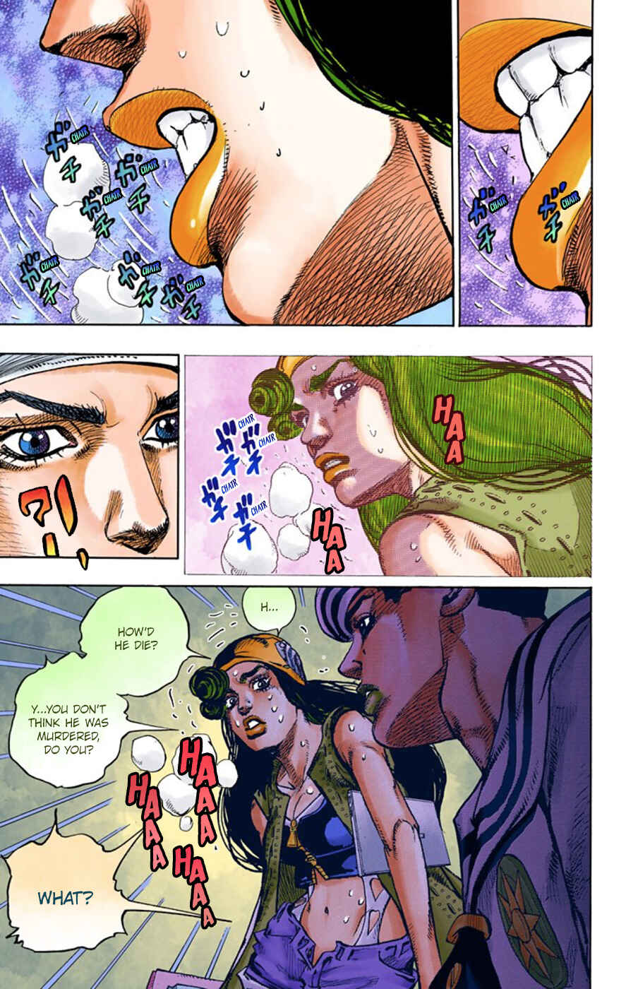 Page 13 Chapter 45 JoJos Bizarre Adventure, Part 8: JoJolion (Official Colored)