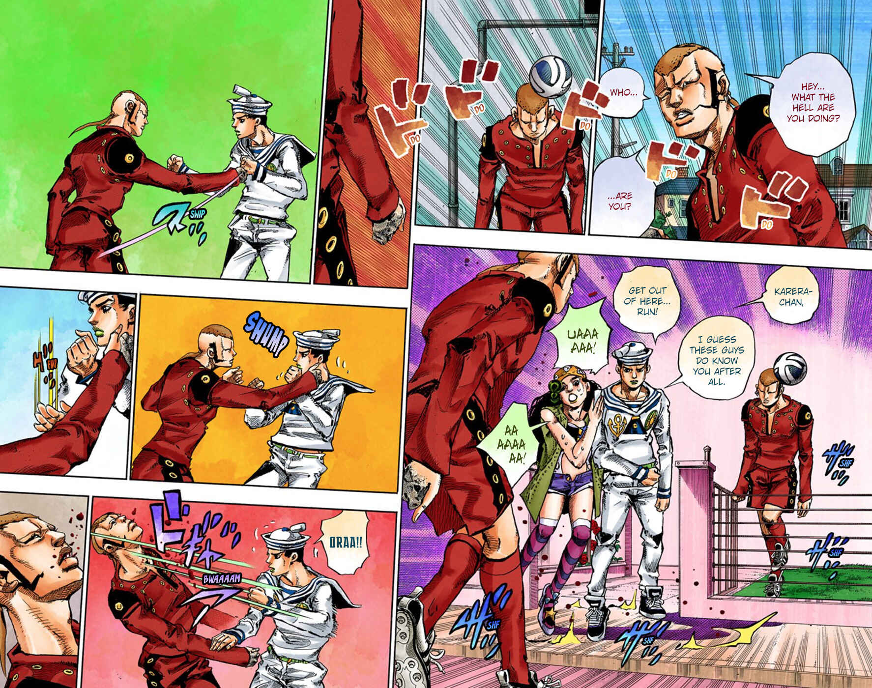 Page 28 Chapter 45 JoJos Bizarre Adventure, Part 8: JoJolion (Official Colored)