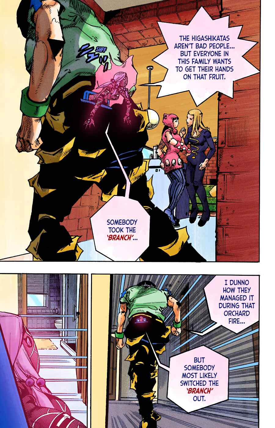 Page 14 Chapter 93 JoJos Bizarre Adventure, Part 8: JoJolion (Official Colored)