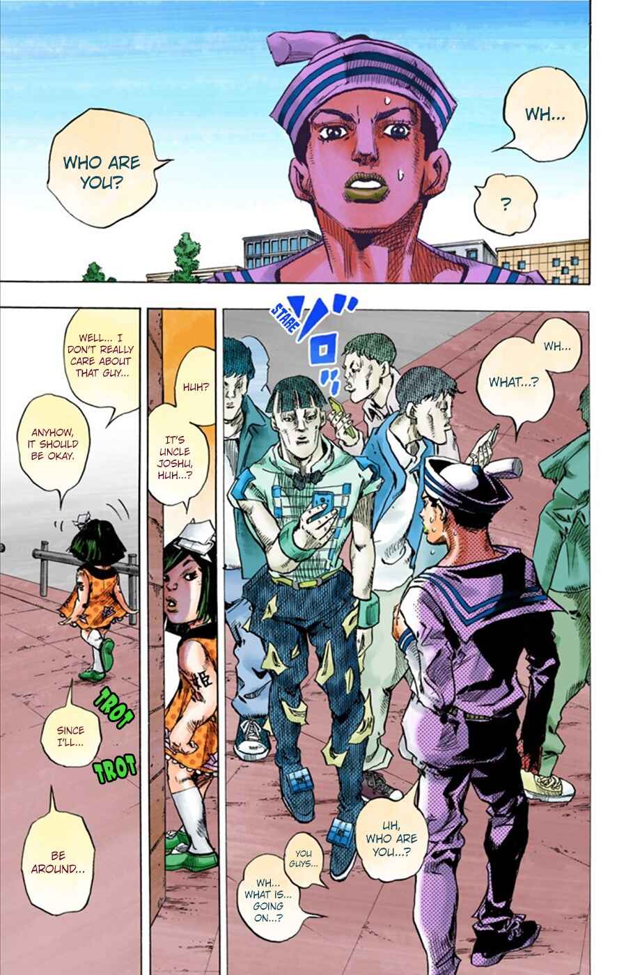 Page 13 Chapter 25 JoJos Bizarre Adventure, Part 8: JoJolion (Official Colored)