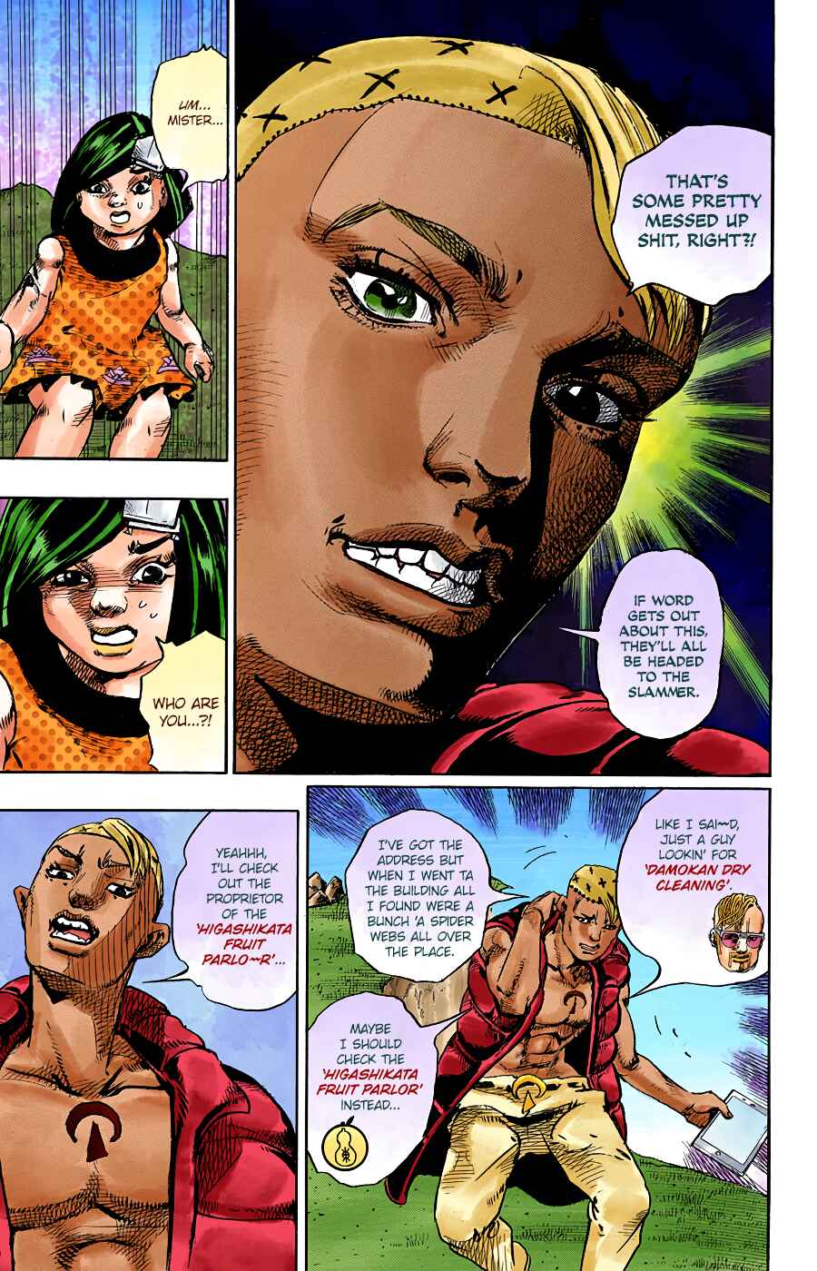 Page 21 Chapter 87 JoJos Bizarre Adventure, Part 8: JoJolion (Official Colored)