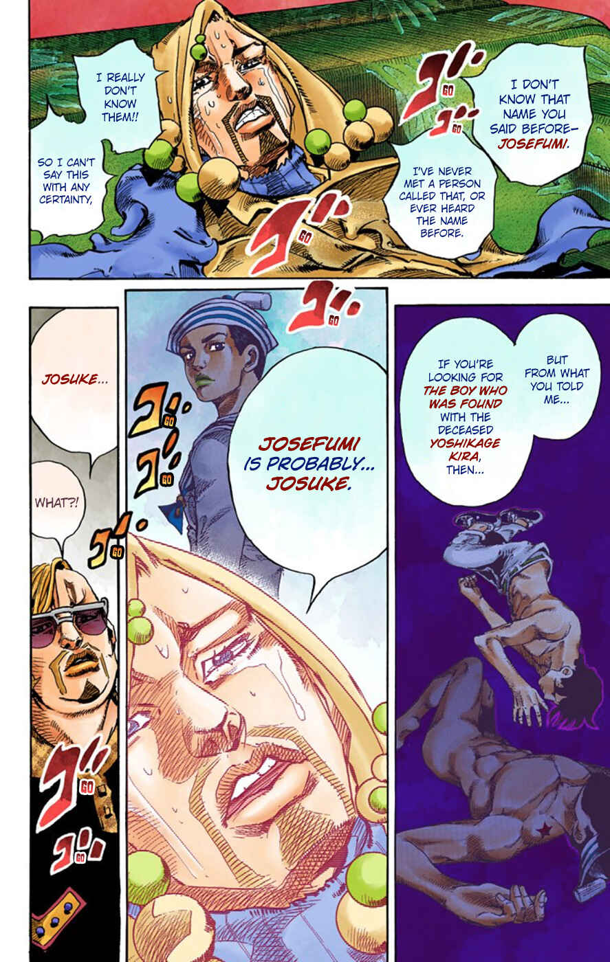 Page 13 Chapter 54 JoJos Bizarre Adventure, Part 8: JoJolion (Official Colored)