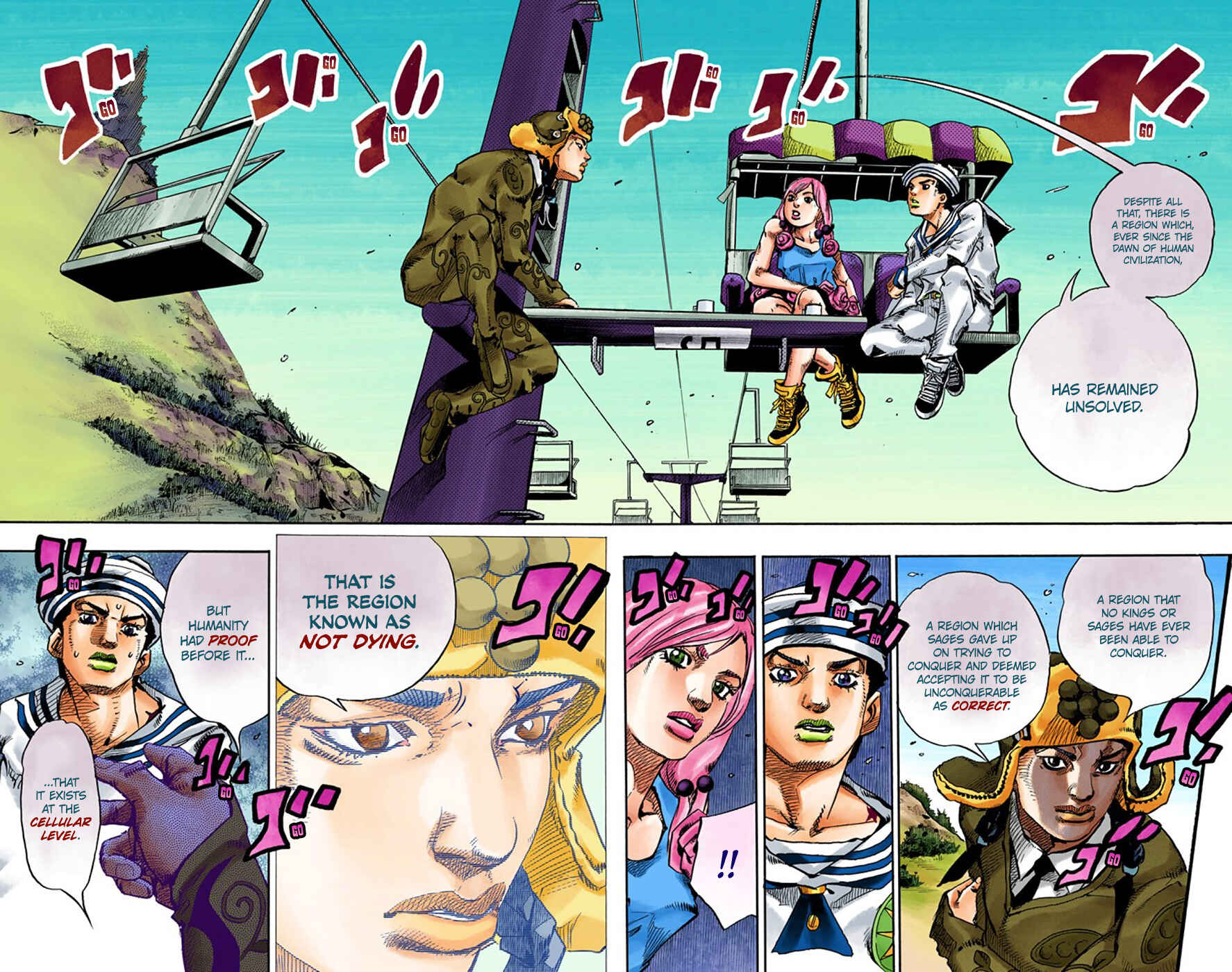 Page 10 Chapter 66 JoJos Bizarre Adventure, Part 8: JoJolion (Official Colored)