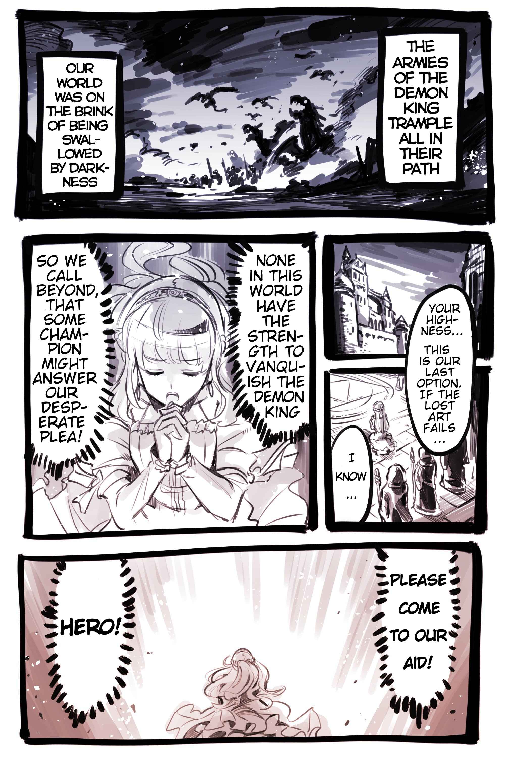 Page 1 Chapter 1 Isekai Hero G-Shine