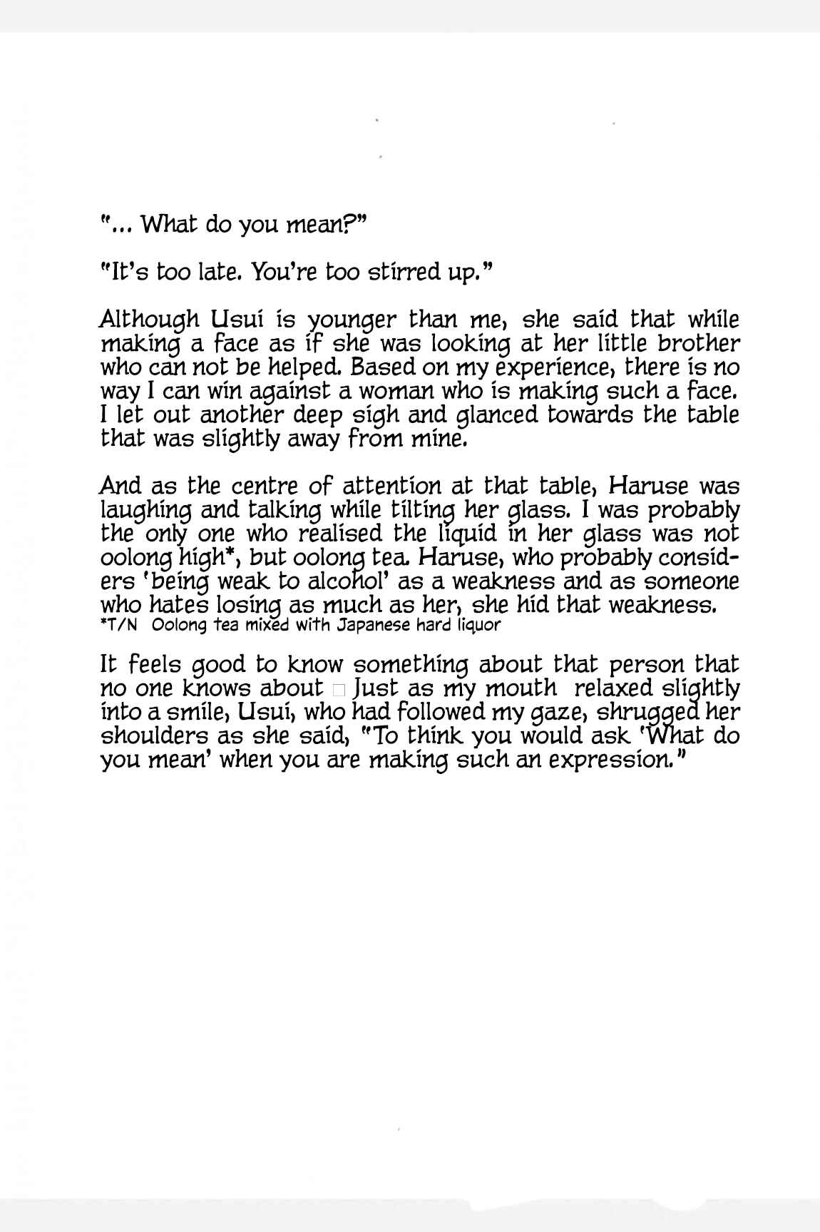 Page 42 Chapter 3 I Wont Let You Go Until You Say You Like It