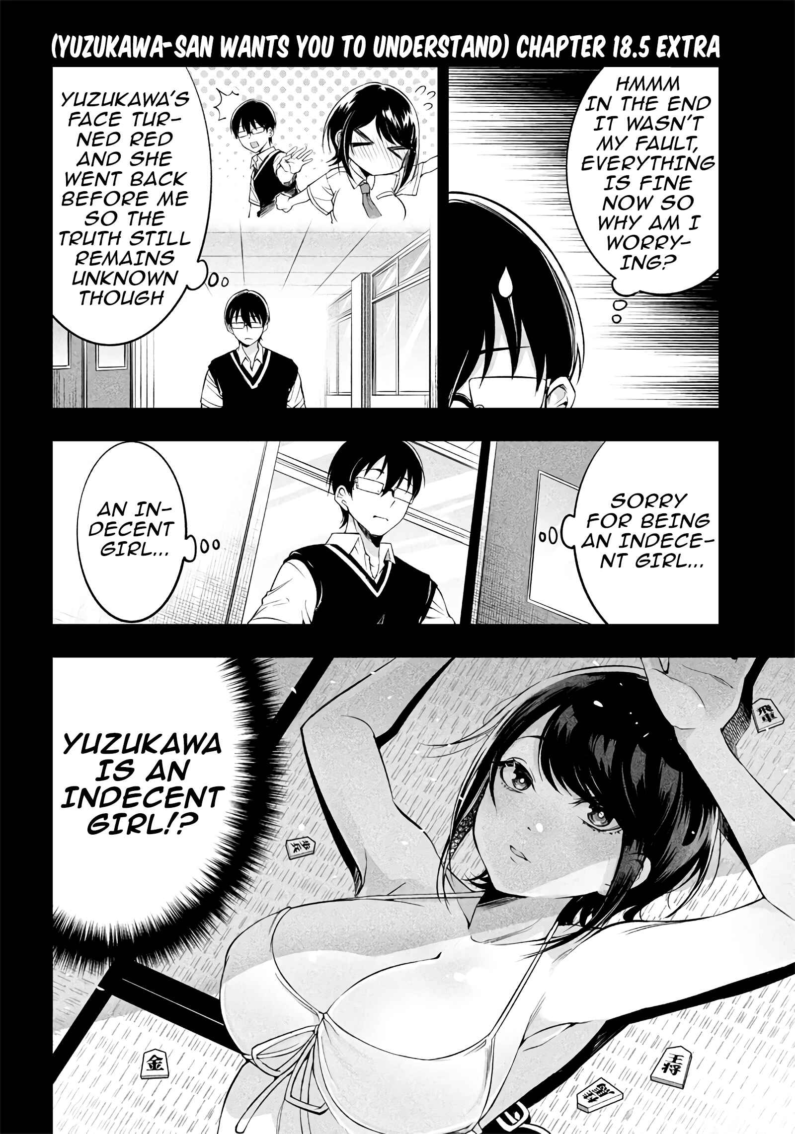 Page 1 Chapter 18.5 Yuzukawa-san wa, Sasshite Hoshii.