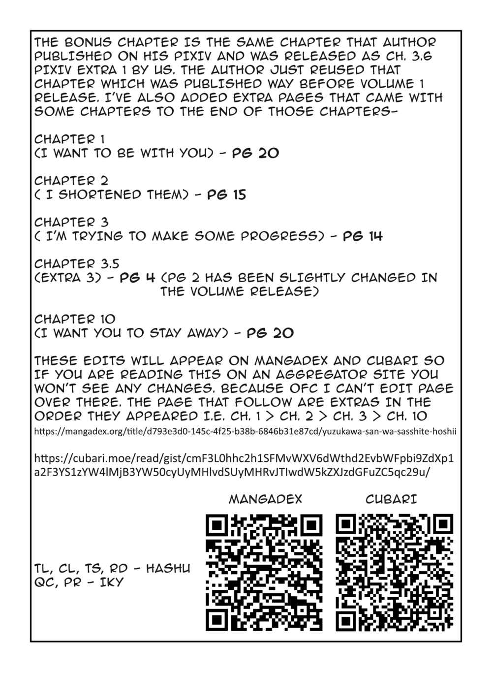 Page 6 Chapter 10.7 Yuzukawa-san wa, Sasshite Hoshii.