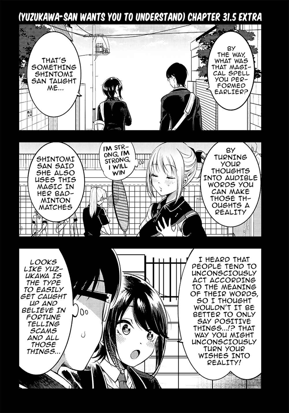 Page 1 Chapter 31.5 Yuzukawa-san wa, Sasshite Hoshii.