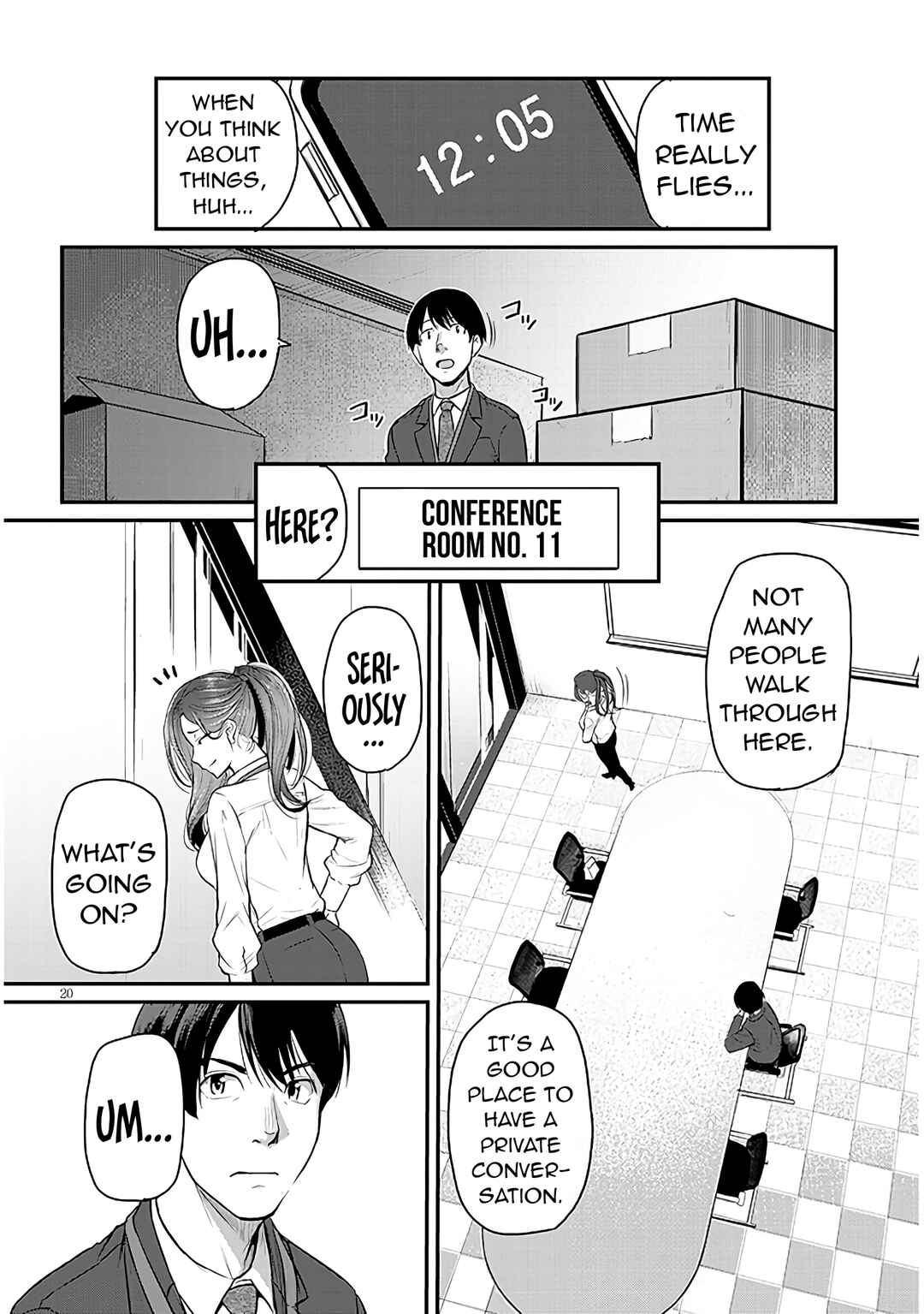 Page 22 Chapter 2 Shigoto Kaeri, Dokushin no Bijin Doushi ni Tanomarete