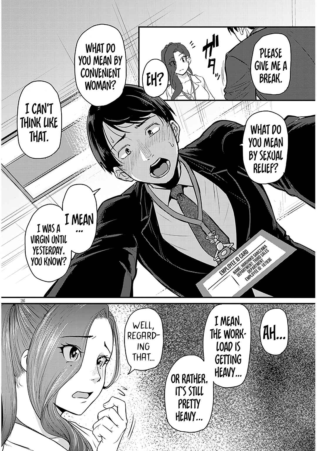 Page 28 Chapter 2 Shigoto Kaeri, Dokushin no Bijin Doushi ni Tanomarete