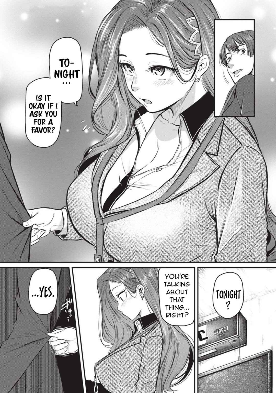 Page 12 Chapter 8 Shigoto Kaeri, Dokushin no Bijin Doushi ni Tanomarete