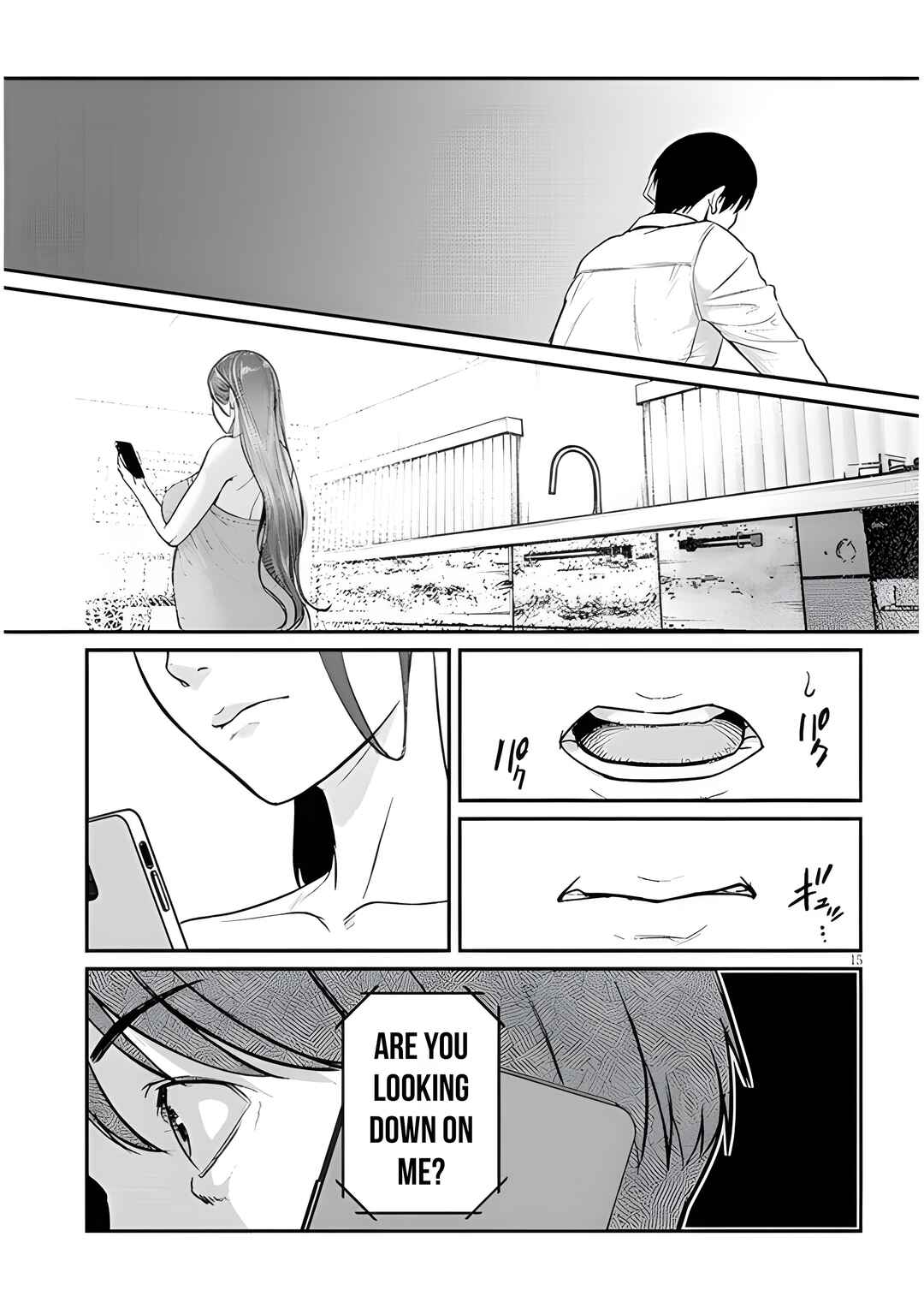 Page 17 Chapter 3 Shigoto Kaeri, Dokushin no Bijin Doushi ni Tanomarete