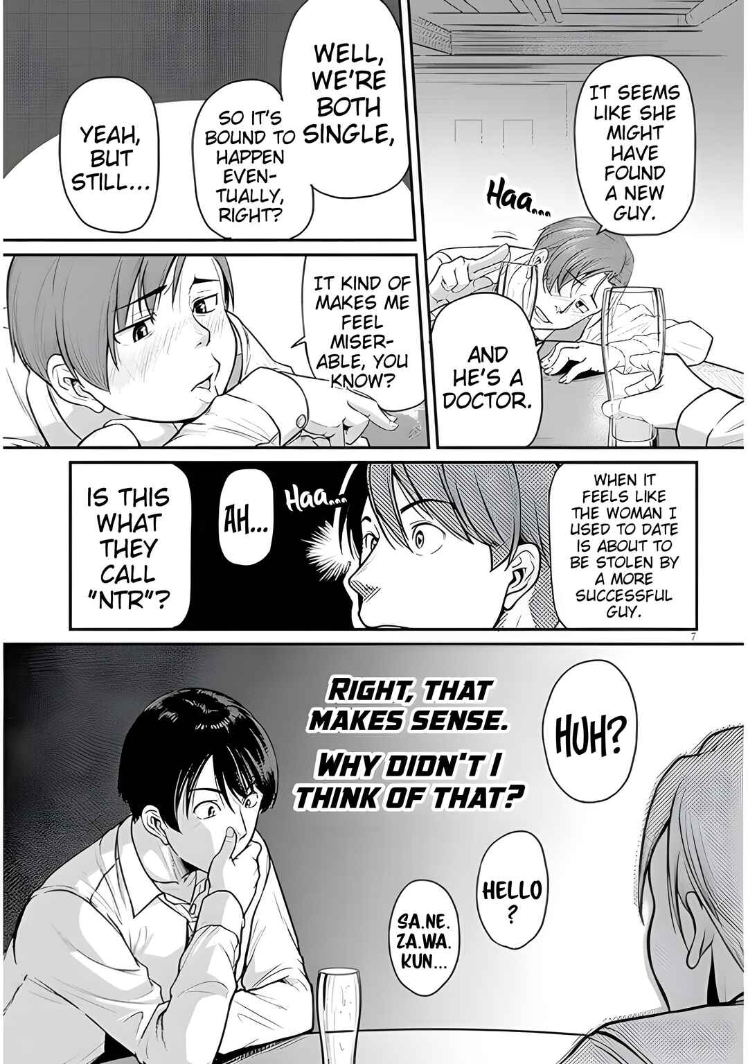 Page 9 Chapter 3 Shigoto Kaeri, Dokushin no Bijin Doushi ni Tanomarete