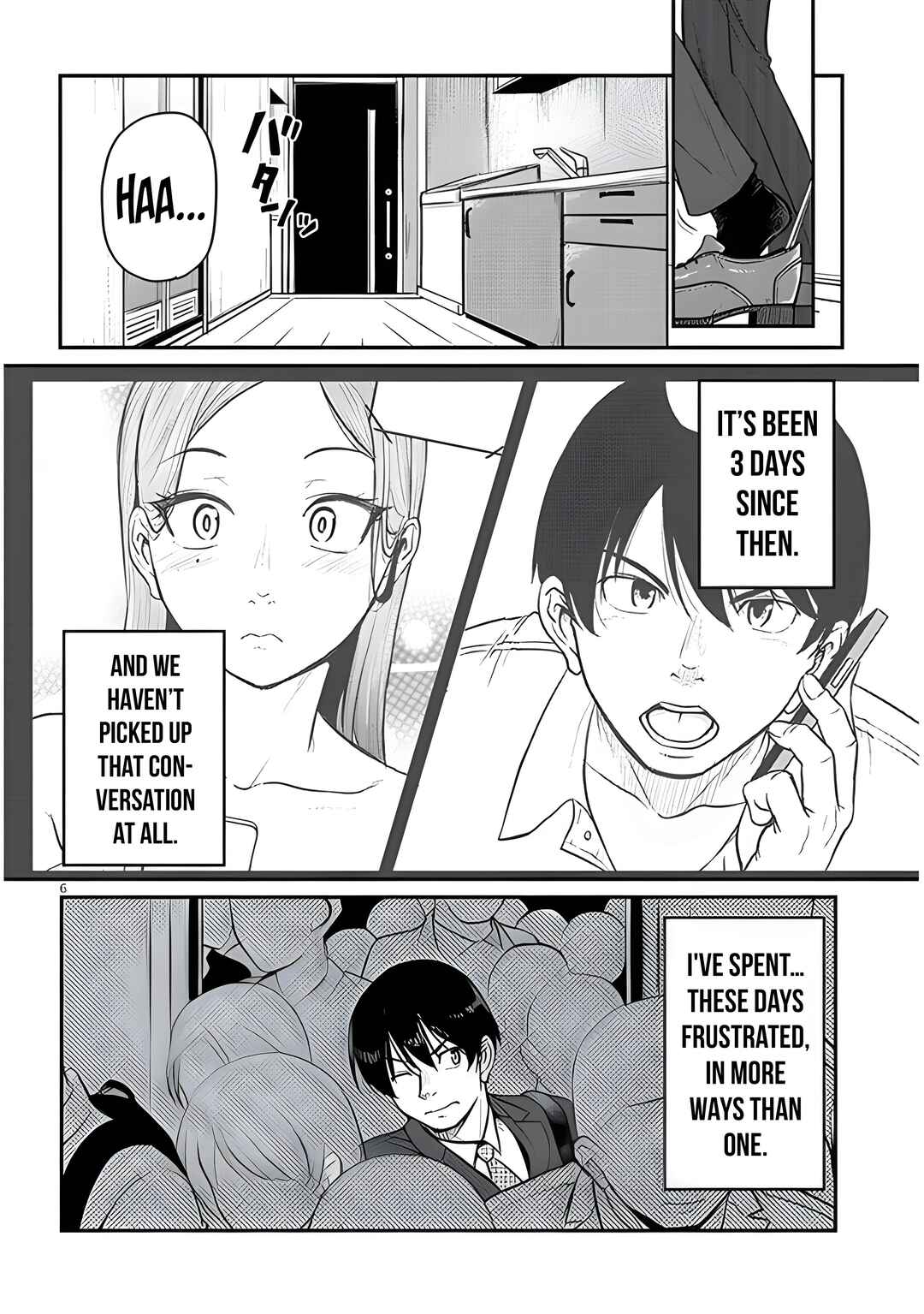 Page 8 Chapter 4 Shigoto Kaeri, Dokushin no Bijin Doushi ni Tanomarete