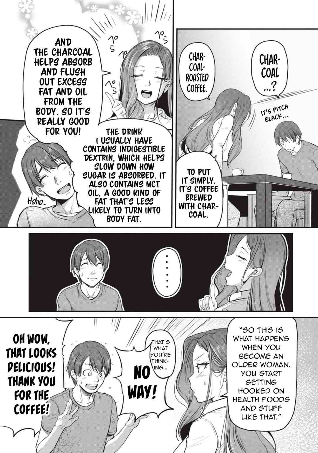 Page 14 Chapter 7 Shigoto Kaeri, Dokushin no Bijin Doushi ni Tanomarete