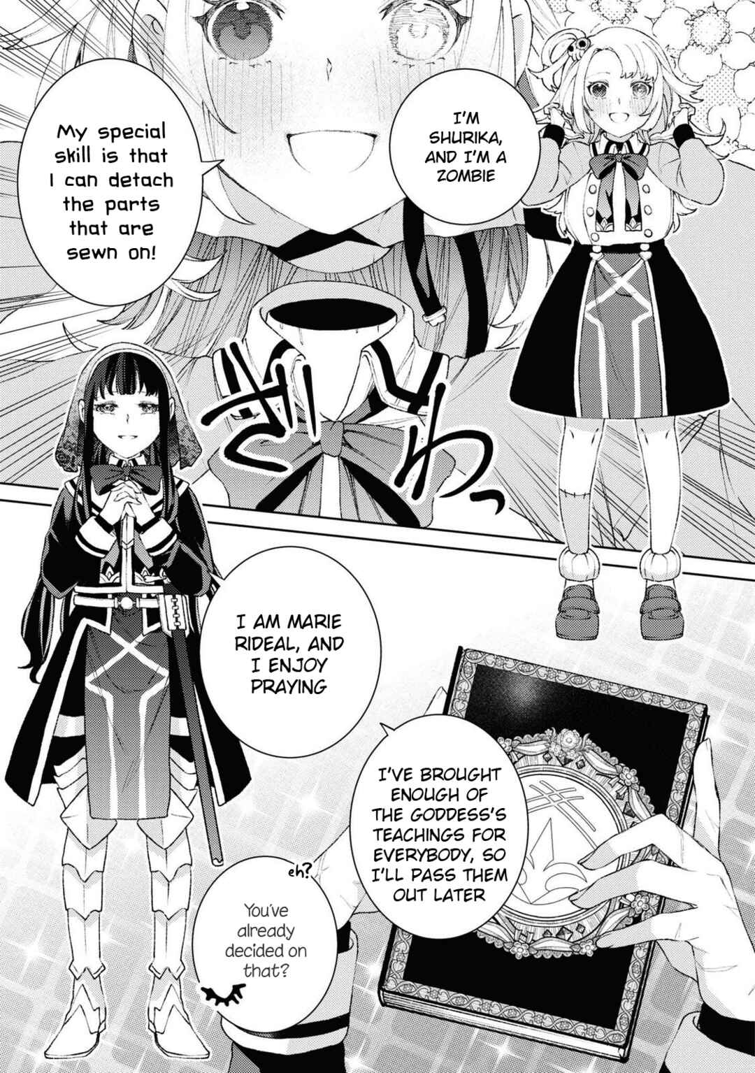Page 9 Chapter 3 Shikabane Shoujo to Ai ga Omoi Sei-kishi no Toubatsu Gakuen Life