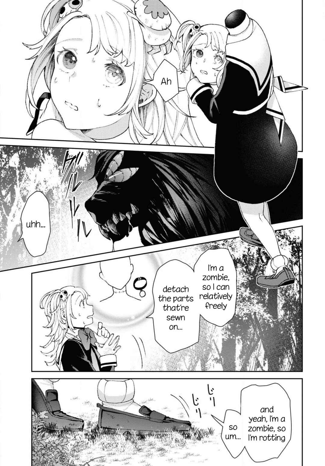 Page 28 Chapter 1 Shikabane Shoujo to Ai ga Omoi Sei-kishi no Toubatsu Gakuen Life