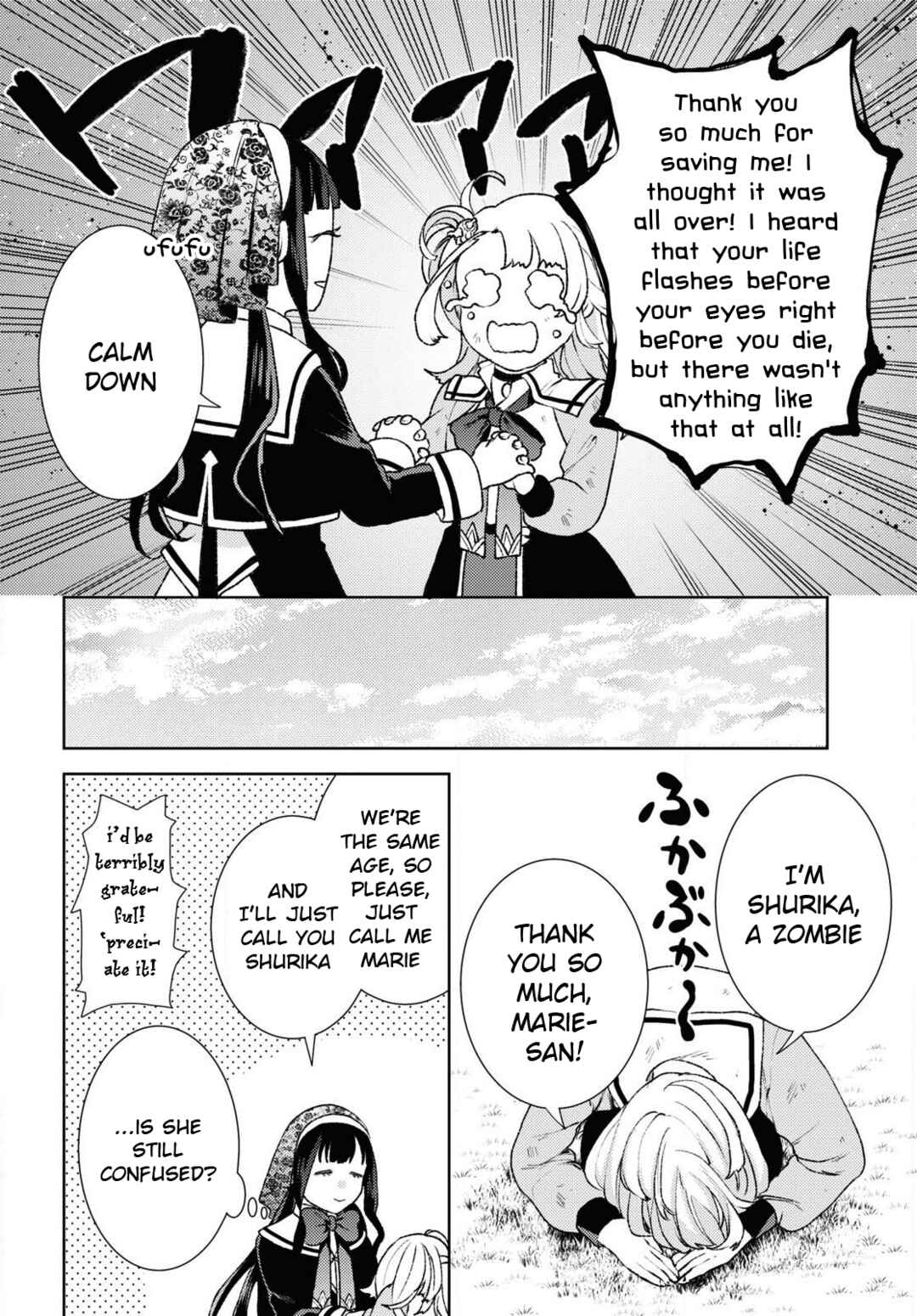 Page 40 Chapter 1 Shikabane Shoujo to Ai ga Omoi Sei-kishi no Toubatsu Gakuen Life