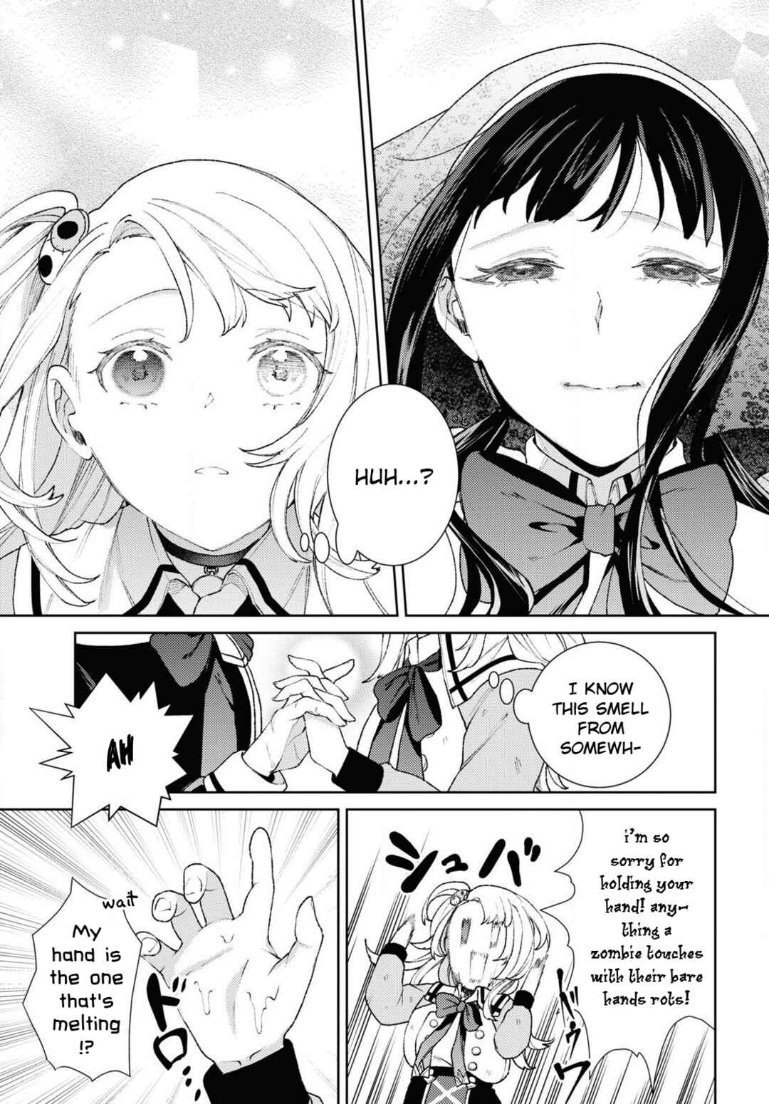 Page 43 Chapter 1 Shikabane Shoujo to Ai ga Omoi Sei-kishi no Toubatsu Gakuen Life